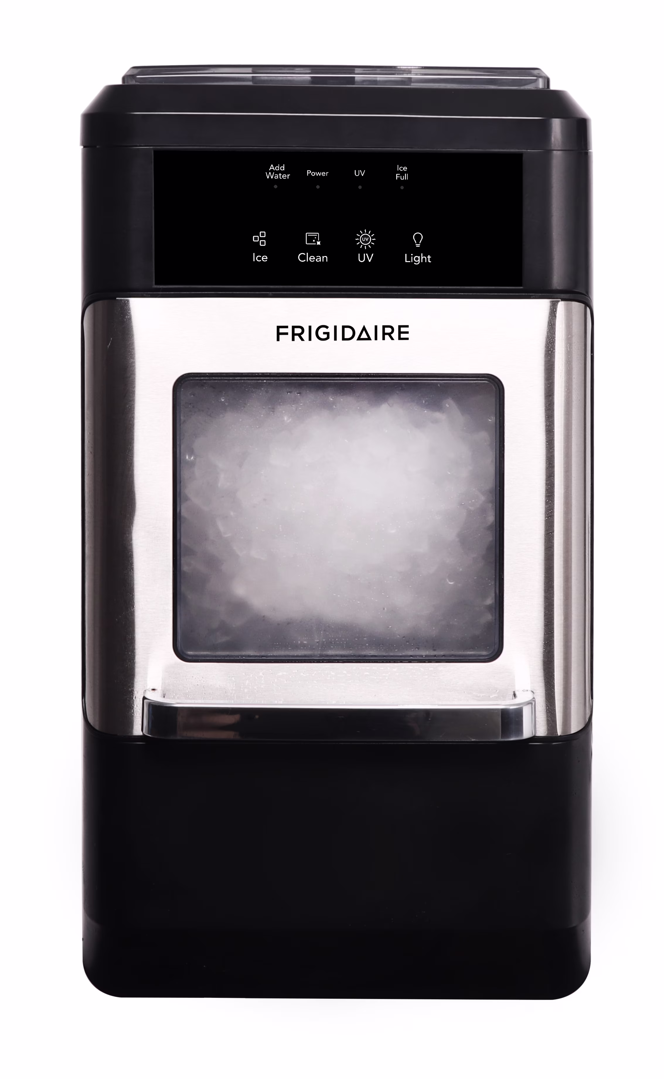 44 lbs. Crunchy Chewable Nugget Ice Maker EFIC235, Stainless Steel