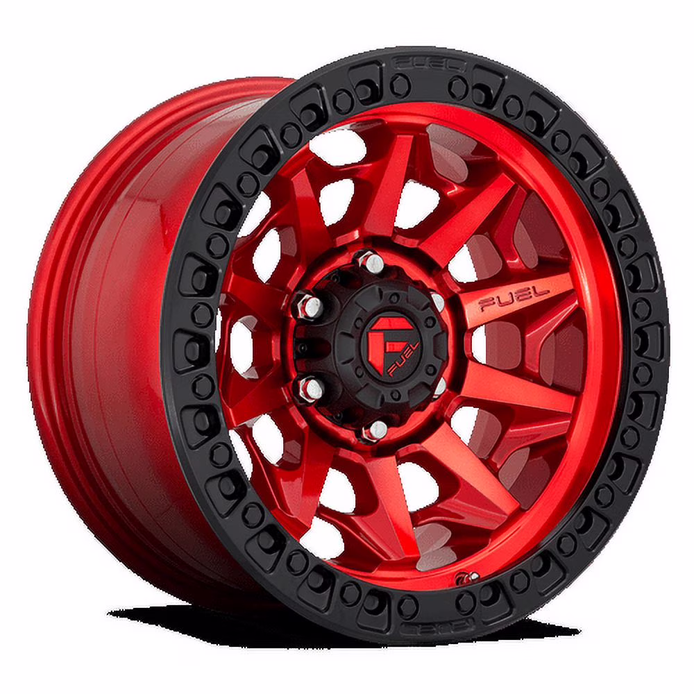 1PC Aluminum Rim D113 COVERT BL OFF ROAD ONLY 17X9in Candy Red Finish, D11317907545