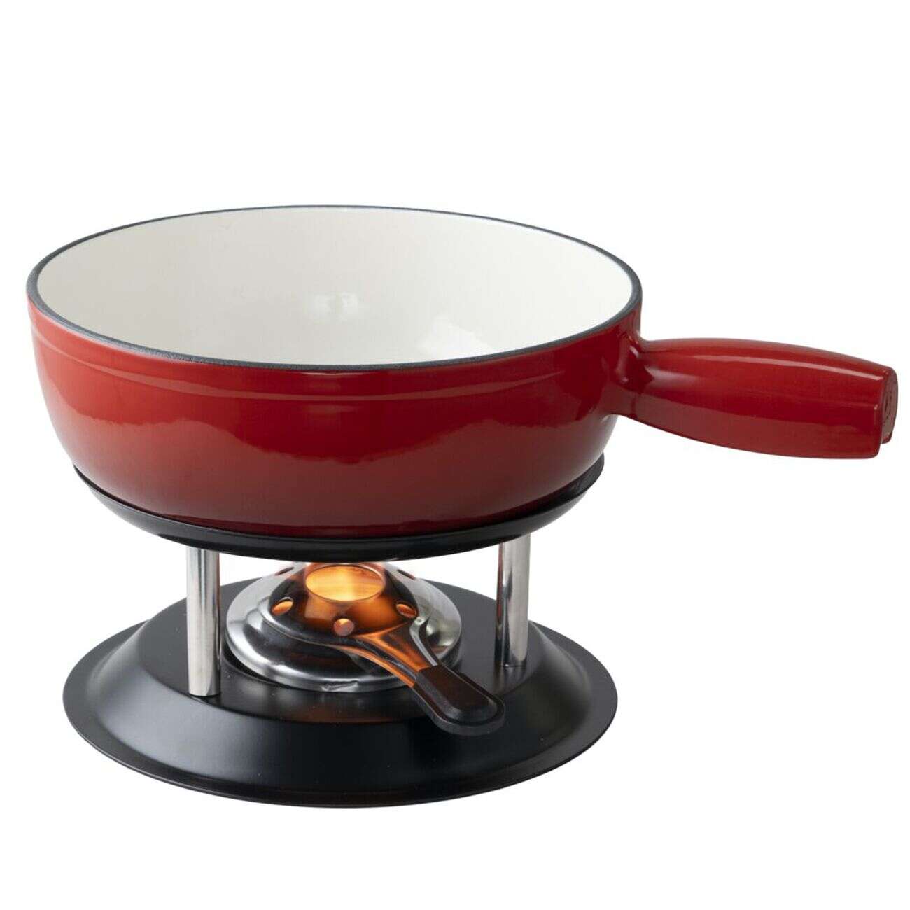 Service à fondue 6 personnes Ø24cm tous feux dont induction avec piques inclus