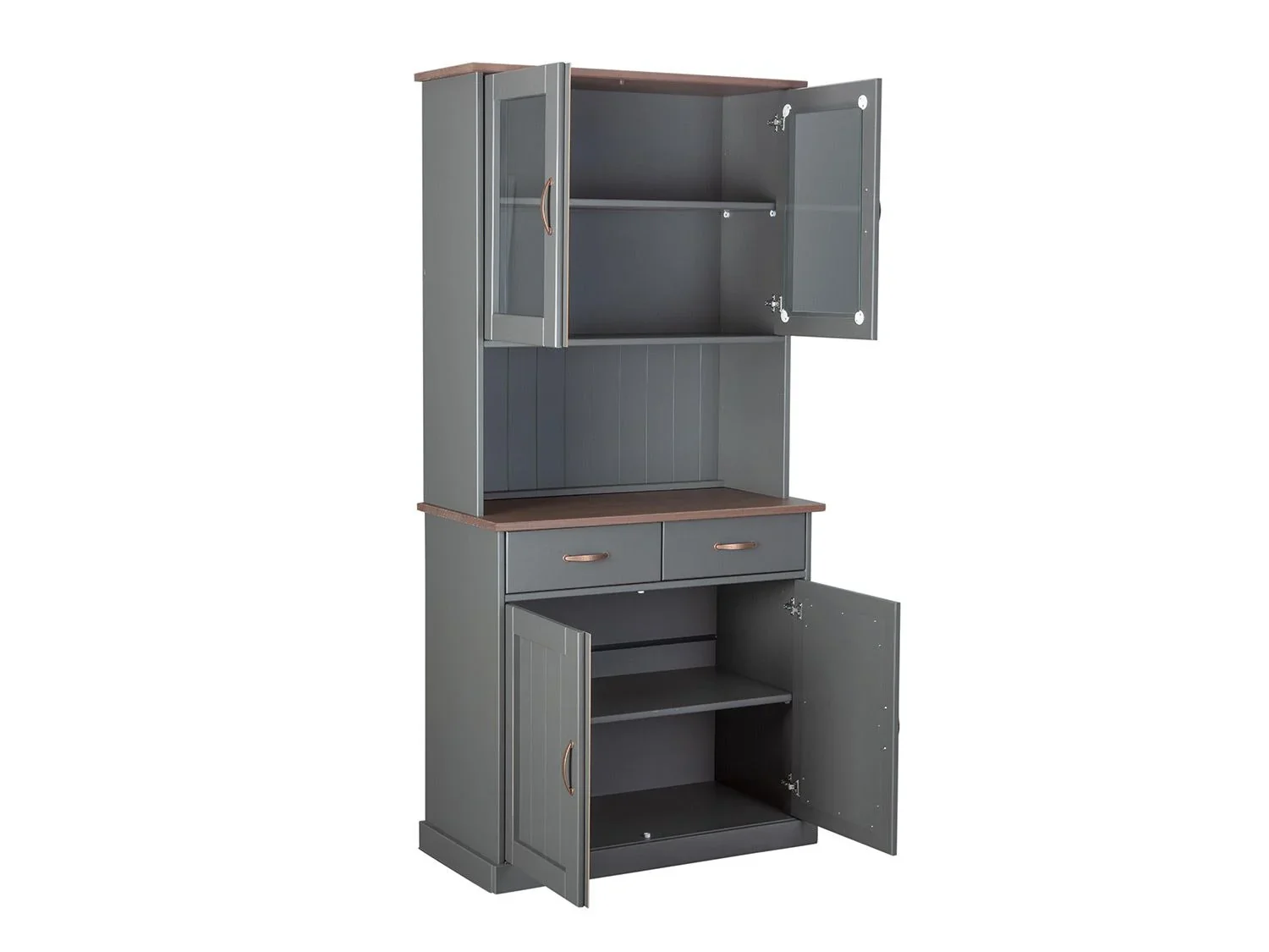 Inter Link Commode haut de gamme style campagnard, bois de pin