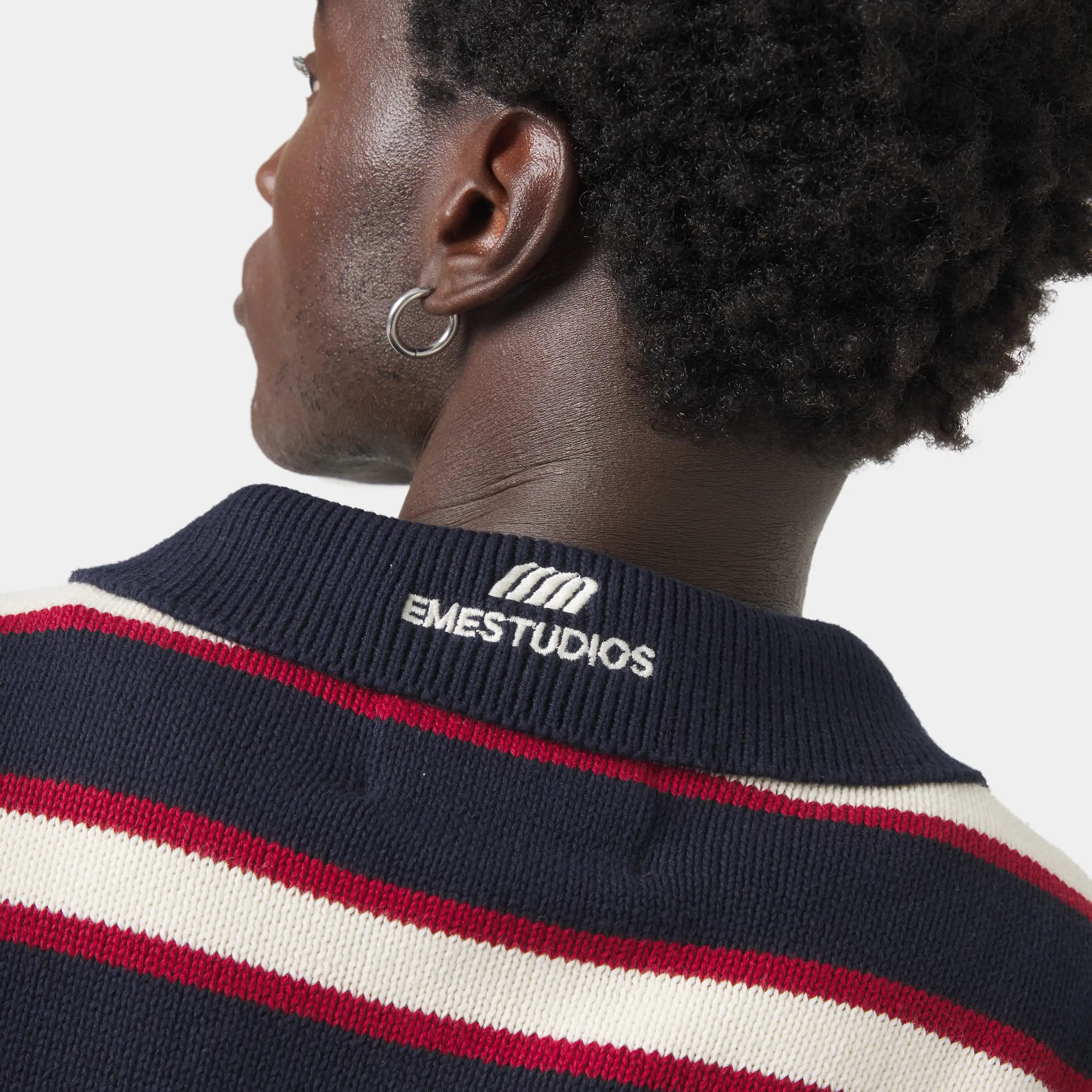 Sweet Navy Knit Polo