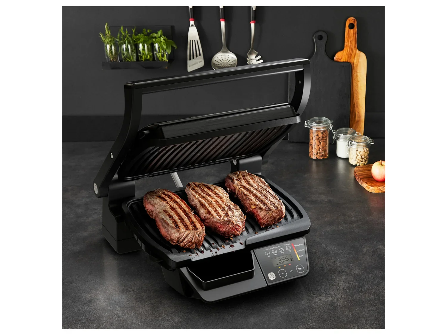 Tefal Grill lectrique, OptiGrill GC7P08, 2000 W