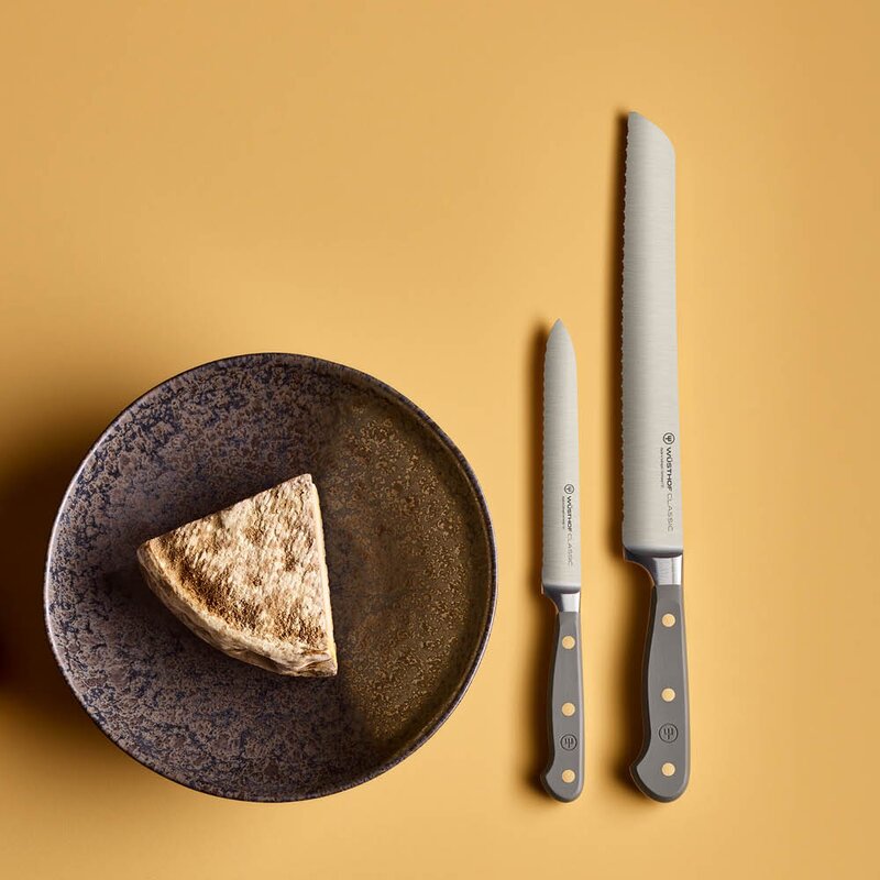 Classic Colour tannet tomat-/pølsekniv 14 cm Velvet Oyster