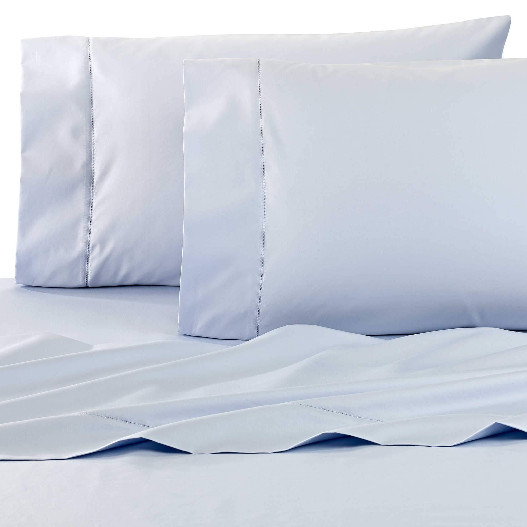 Wamsutta Dream Zone 750-Thread-Count PimaCott Queen Sheet Set (Light Blue, Queen)