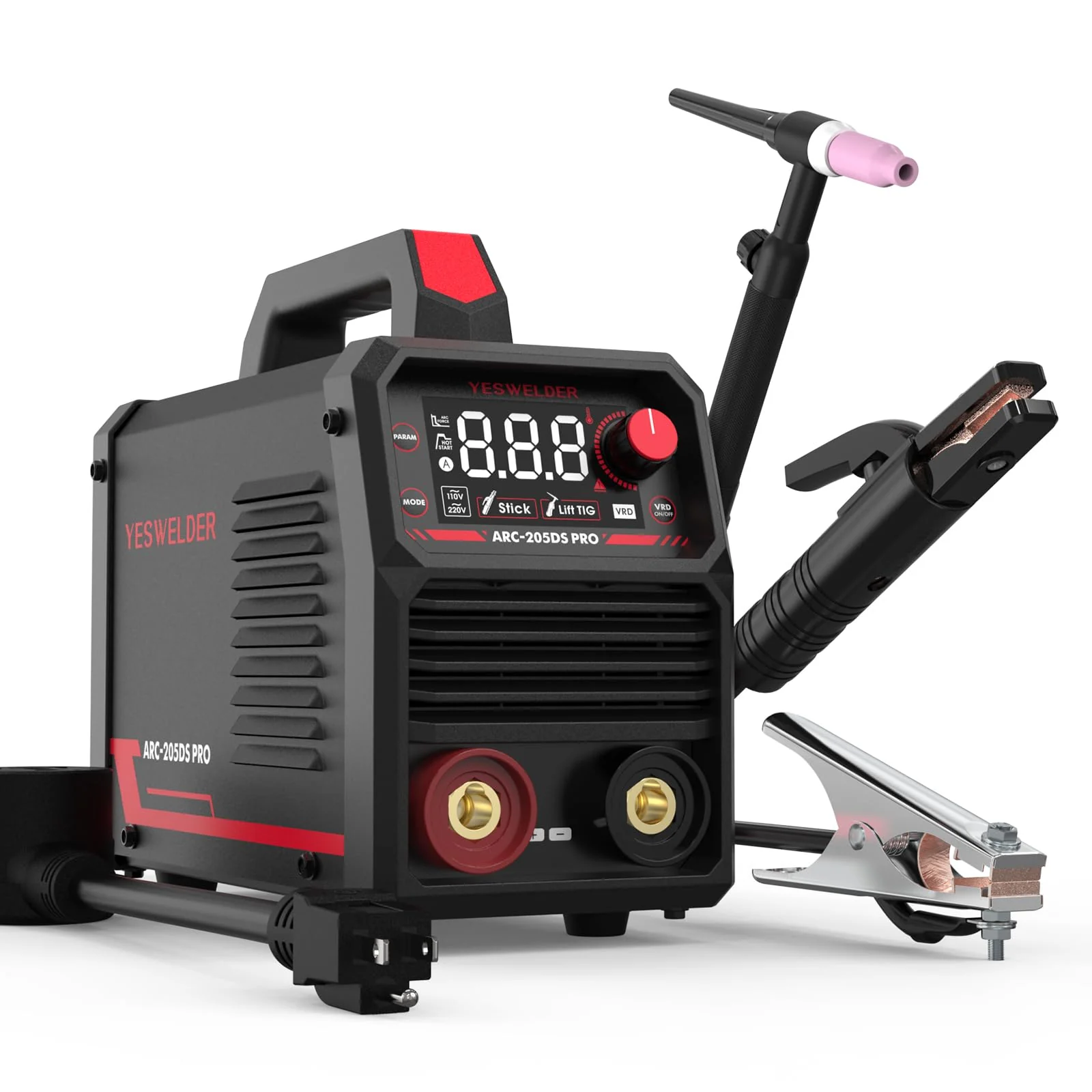 YESWELDER Dual Voltage Portable MMA ARC Welder Machine