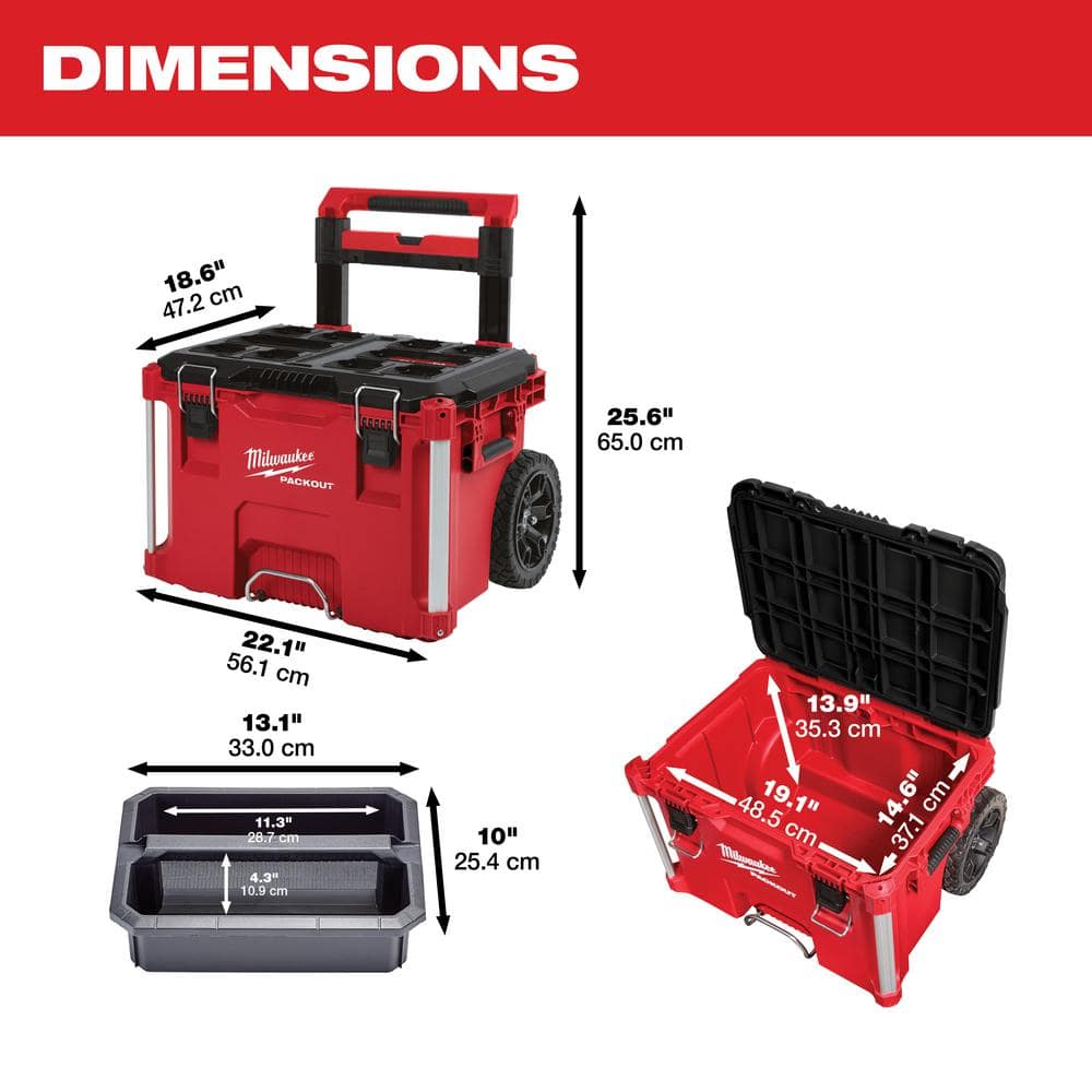 Coffre à outils roulant 2025 de 56 cm (22 po), grand coffret à outils de 56 cm (22 po) et coffret à outils moyen de 56 cm (22 po) 8426-8425-8424