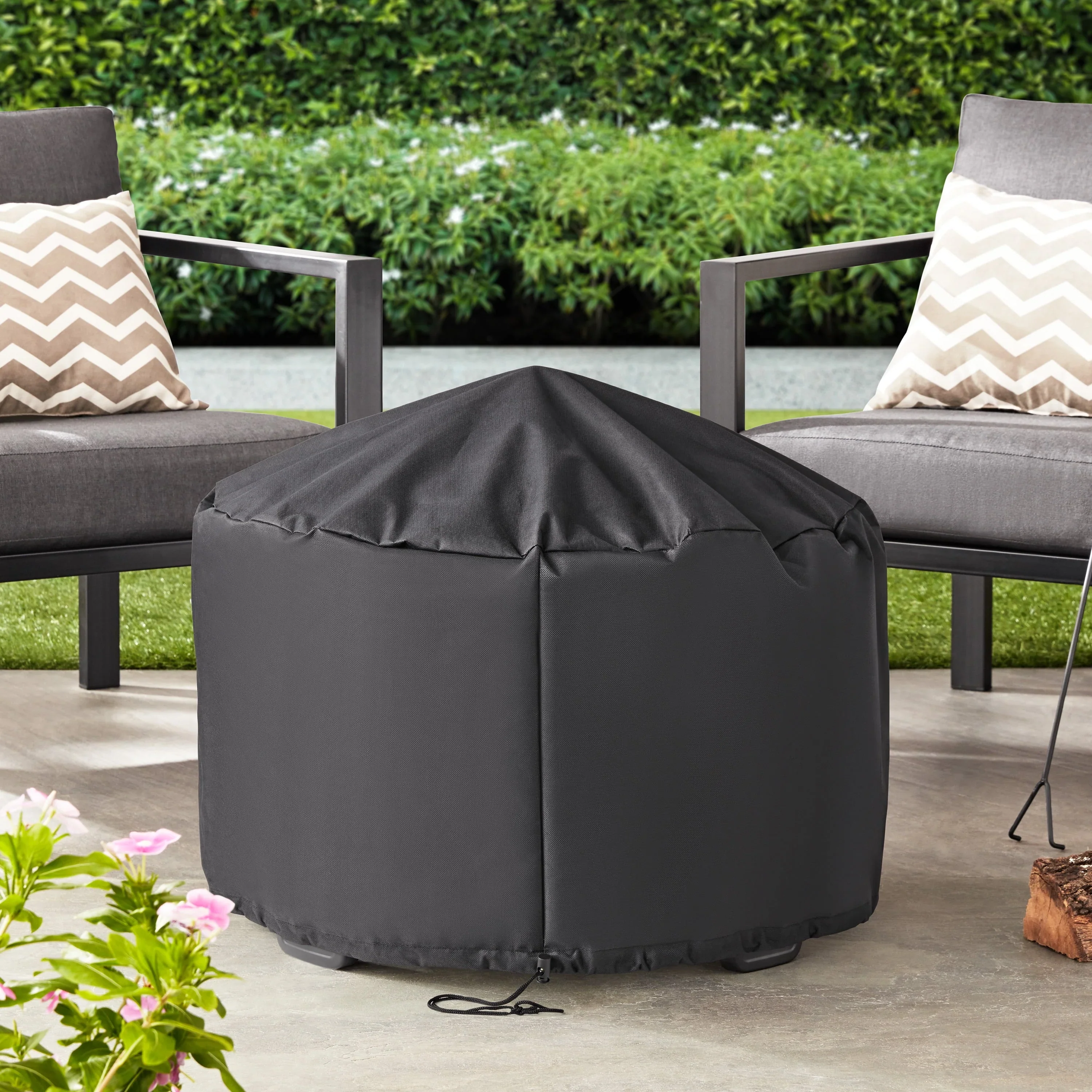 Better Homes & Gardens 26 Damon Deep Bowl Wood Burning Steel Fire Pit