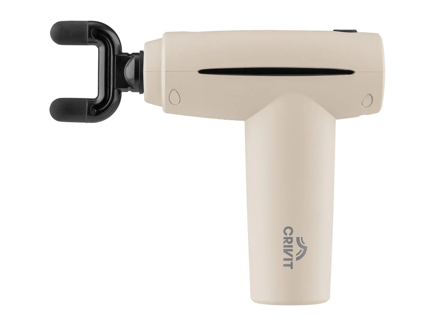 CRIVIT Mini-pistolet de massage CMMG 3.7 A1, 4 ttes, 5 vitesses