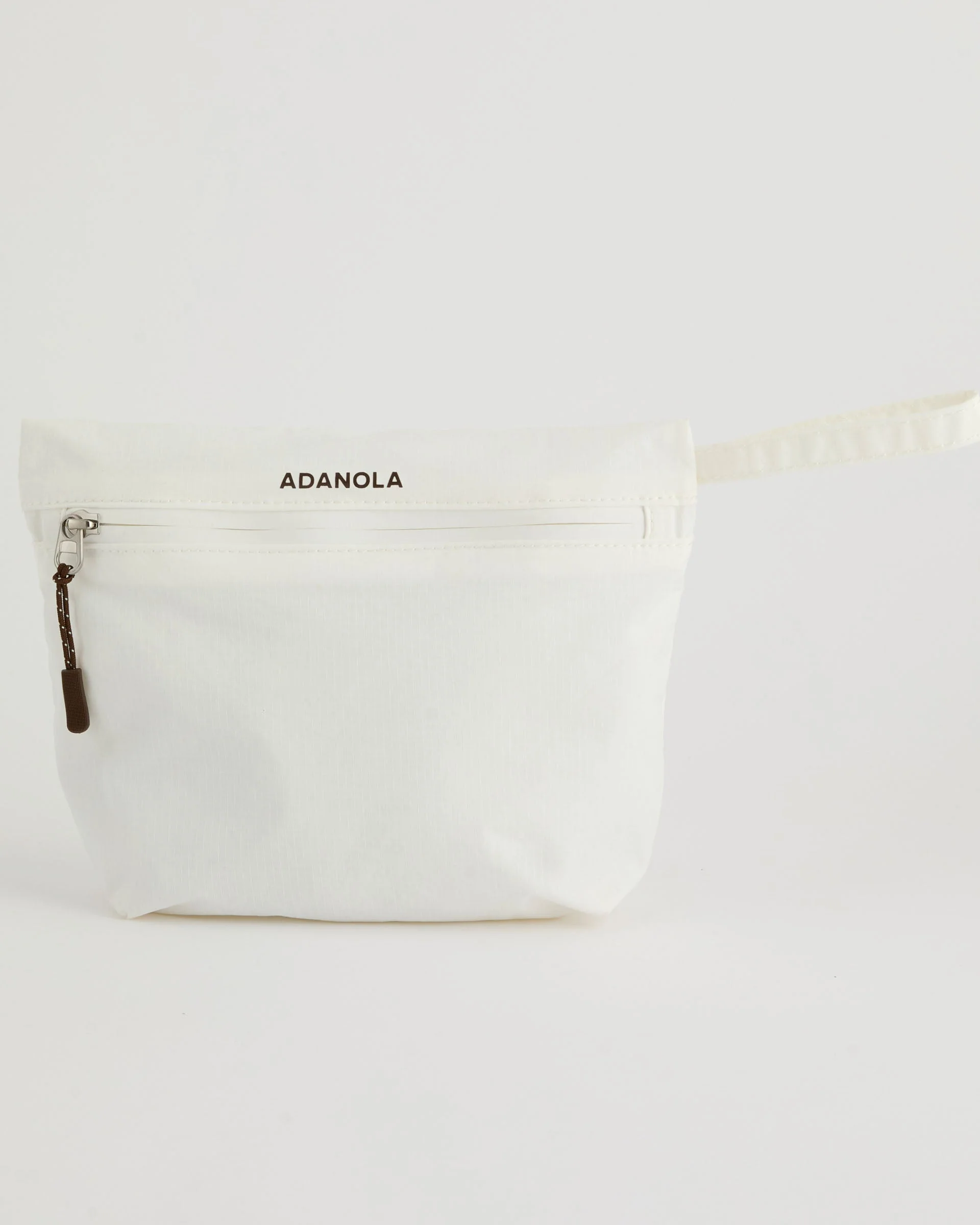 Ripstop Wash Bag - Marshmallow White/Coffee Bean