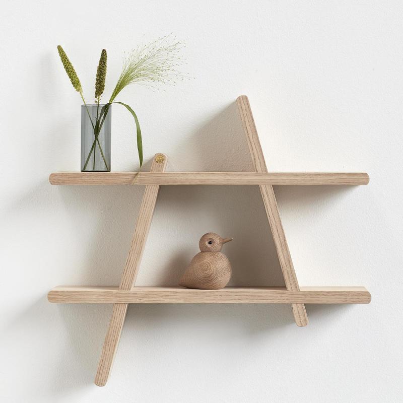 A-shelf hylle 52x9x46 cm eik