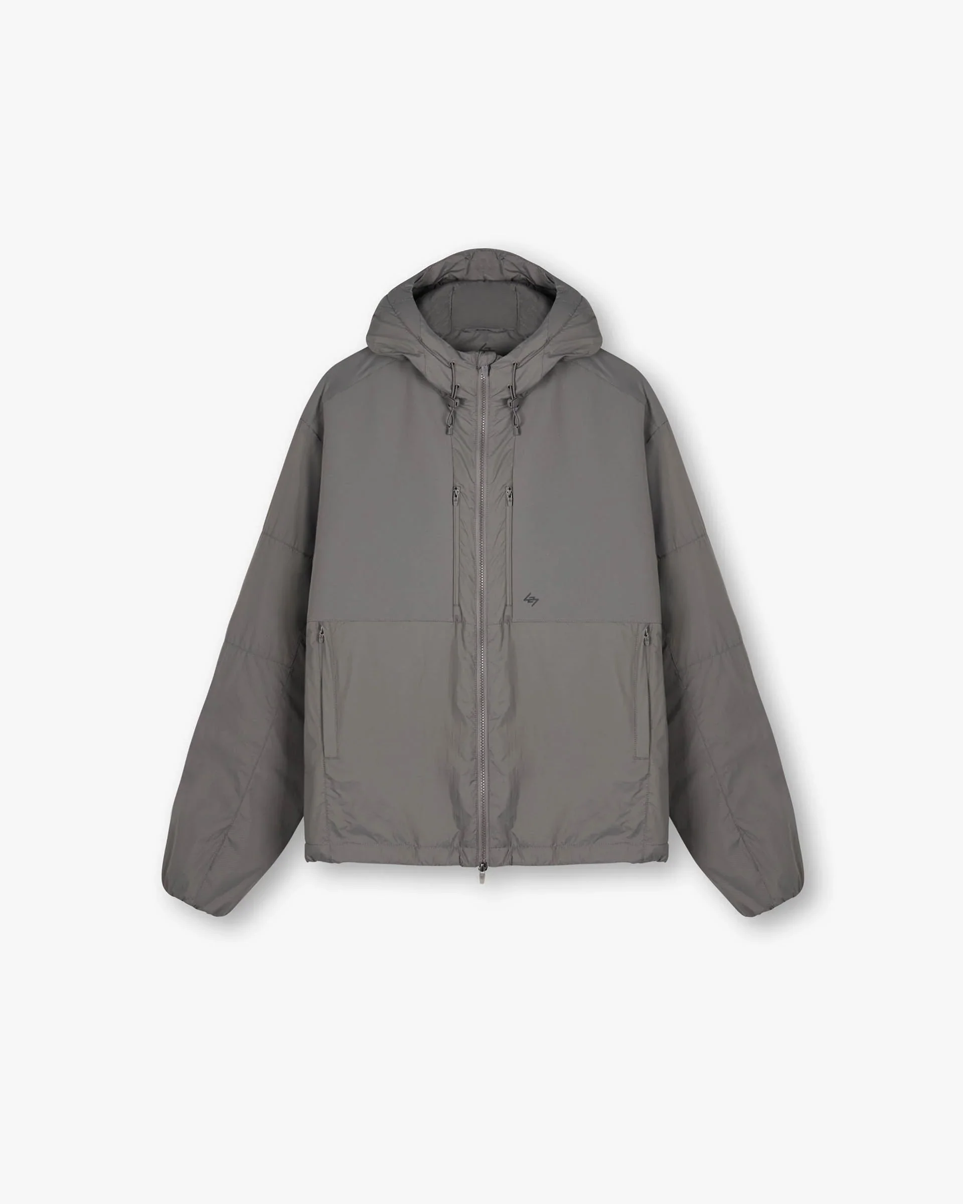 247 Panelled Insulated Jacket - Steel