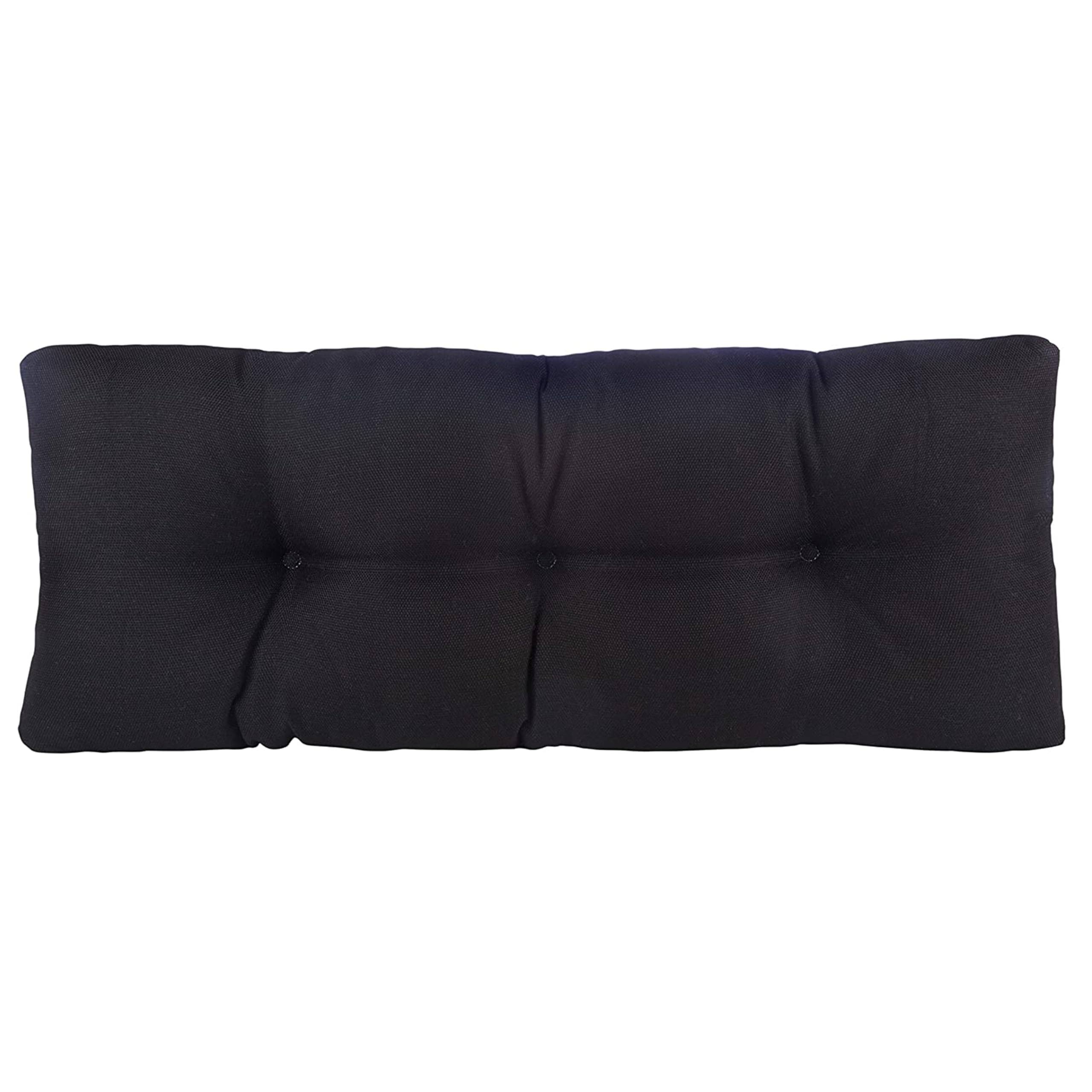 The Gripper Tufted 36 in. Omega Midnight Universal Bench Cushion