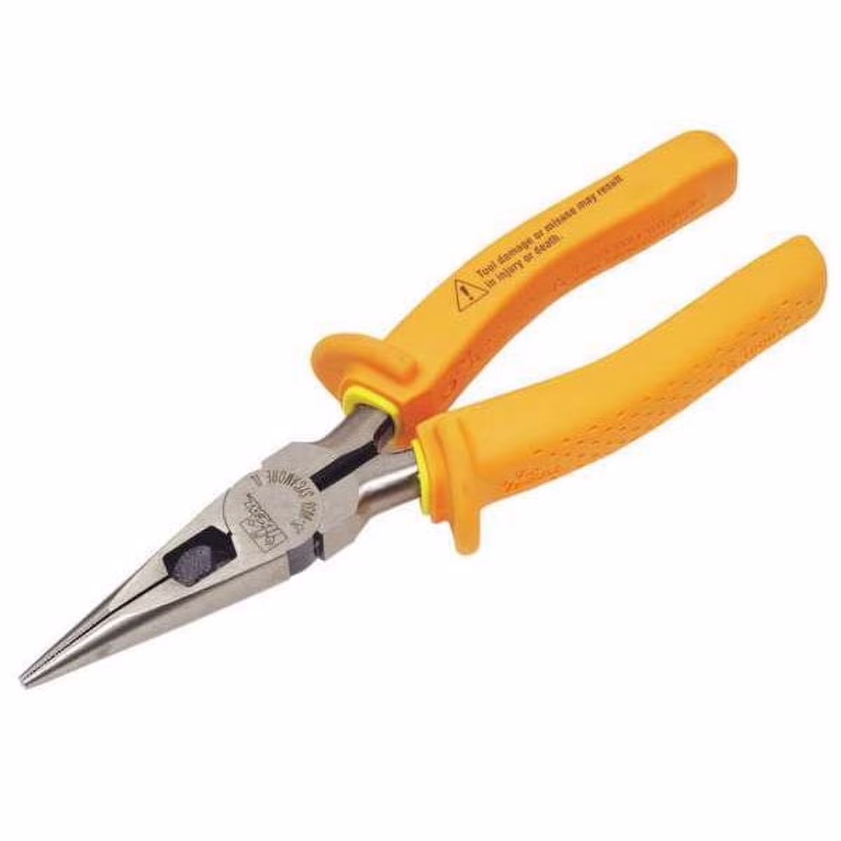 Ideal Long Nose Plier,8-3/4 L,Serrated 35-9038