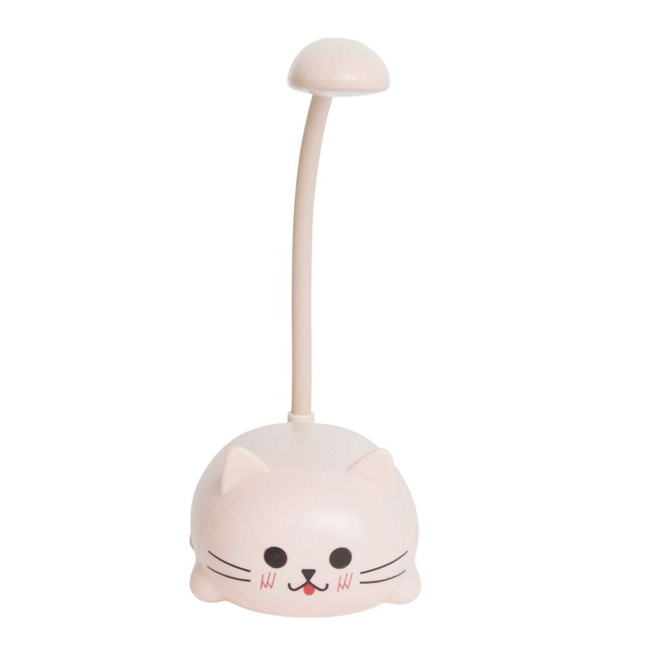 Veilleuse kawaii LED chat 11x8,5xH21cm