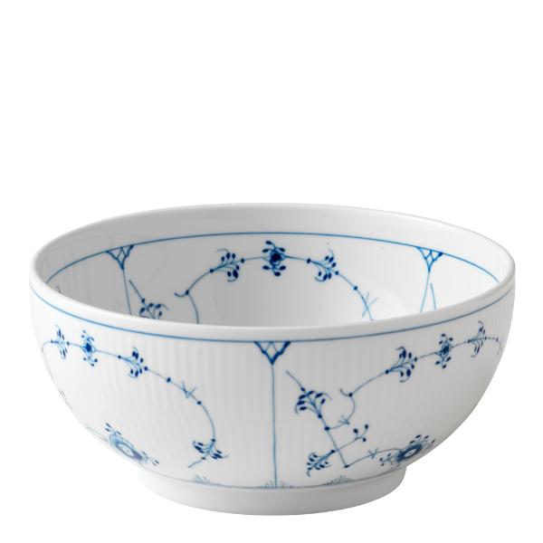 Musselmalt Riflet skål 21 cm