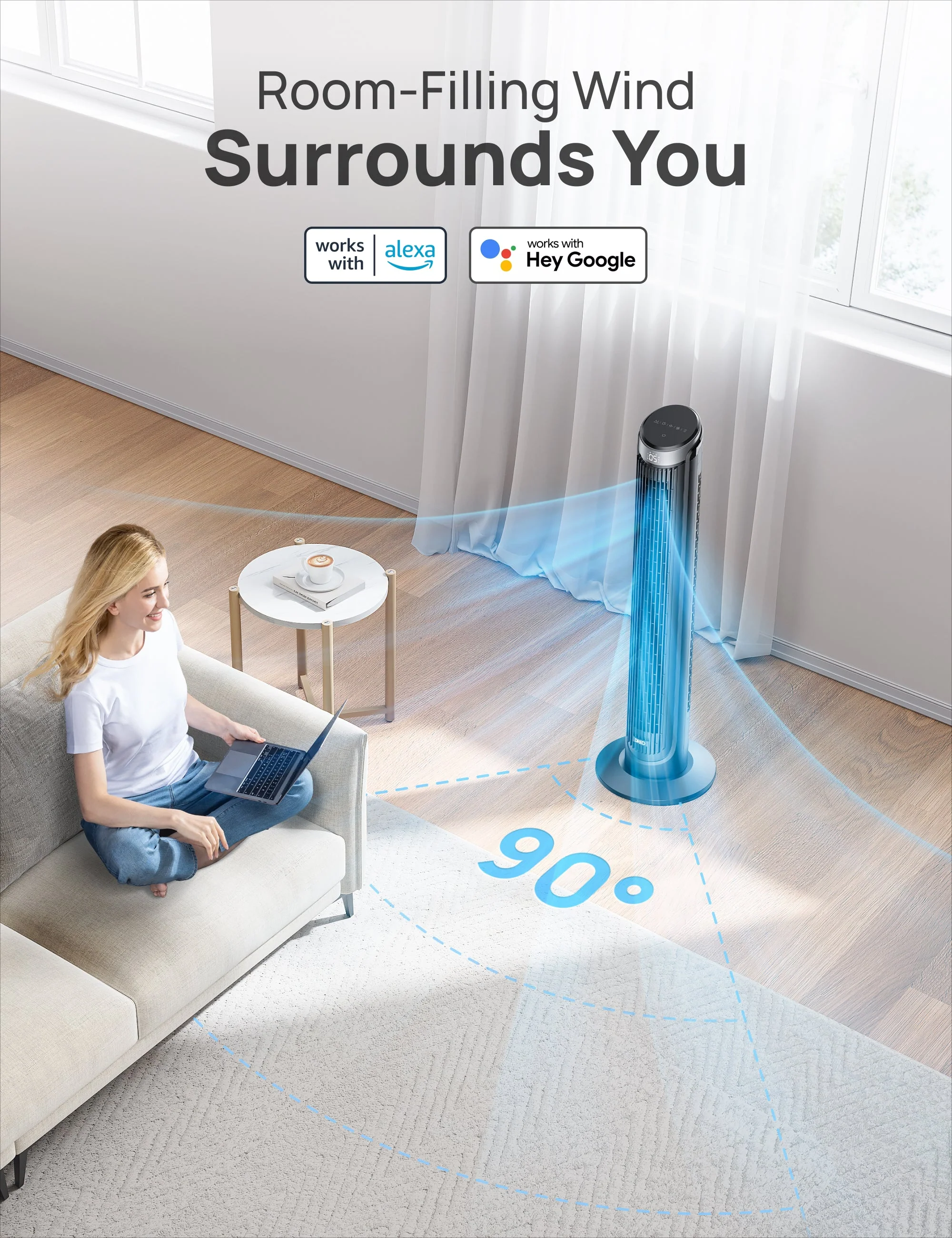 Smart Tower Fan Cruiser Pro T3S