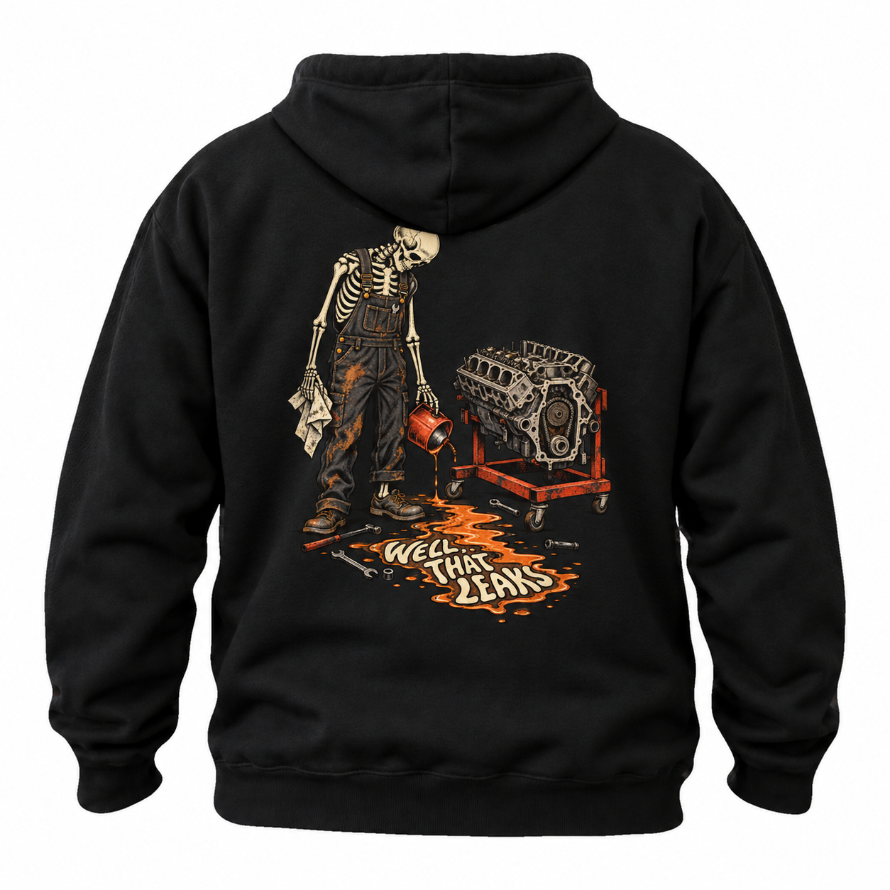 Well That Leaks Garage Scene Hoodie