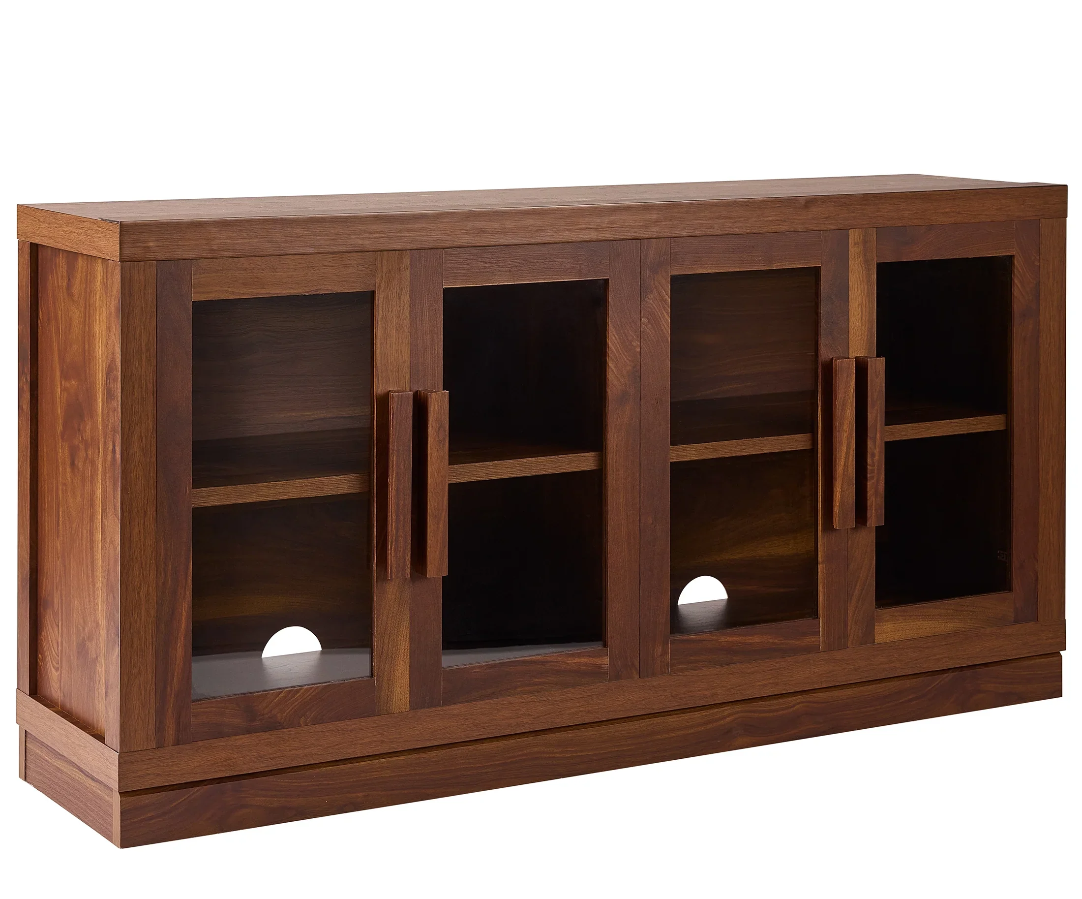Better Homes & Gardens Ezra TV Stand for TV's up to 70, Light Honey finish
