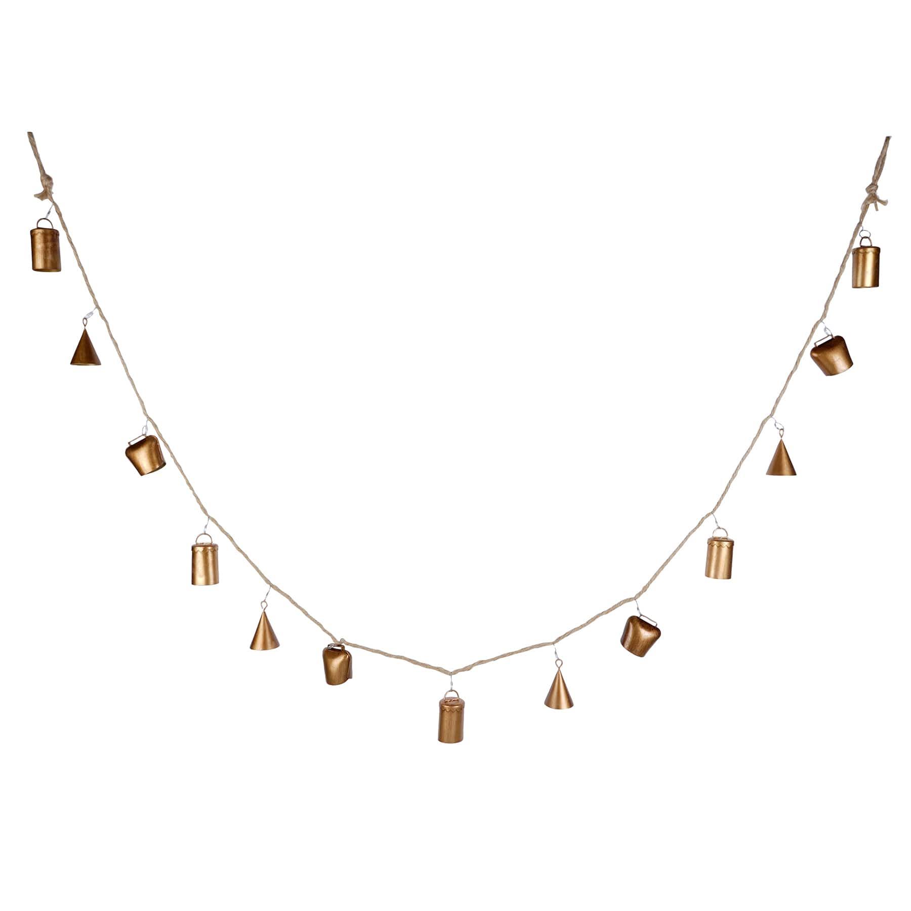 6ft Gold Bell Shapes Garland by Ashland | Michaels