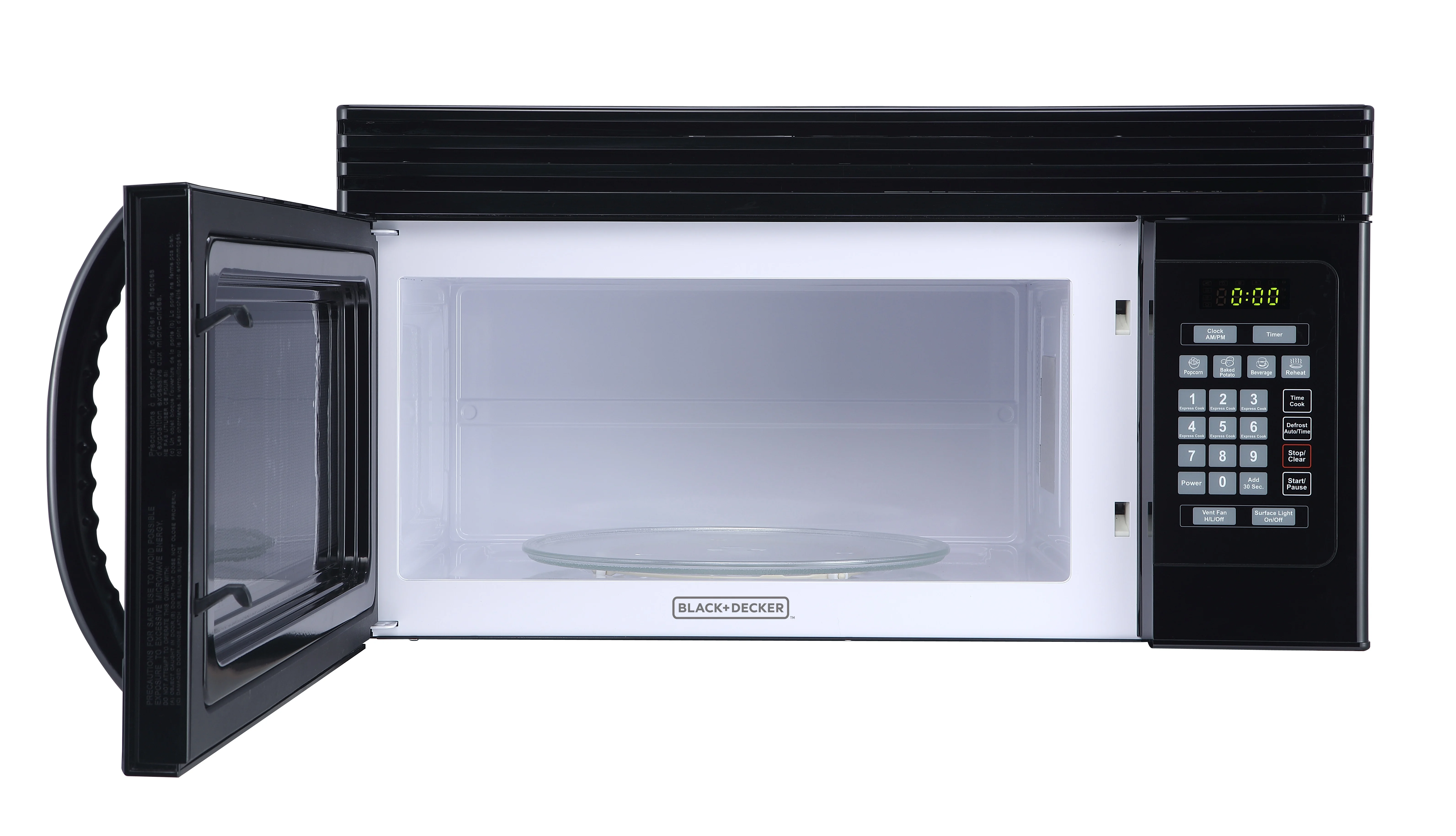 EM044KJNP10A 1.6-Cu. Ft. Over-the-Range Microwave with Top Mount Air Recirculation Vent, White(White) - Image 4