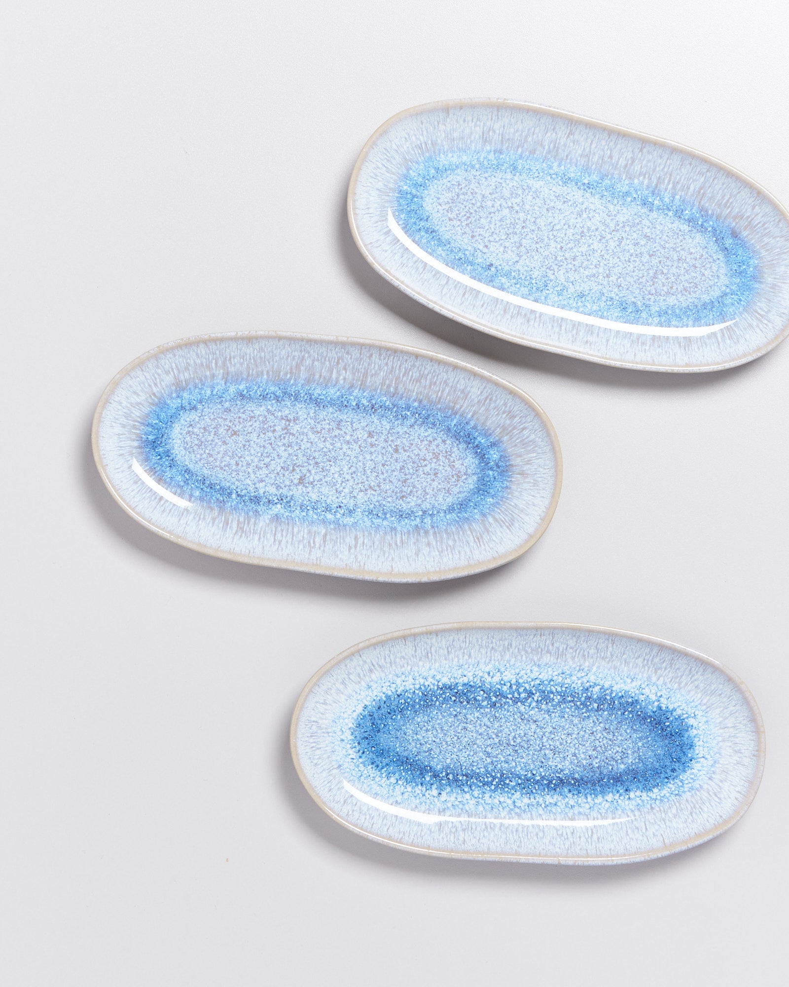 MELIDES - SERVING PLATTER M STONEBLUE