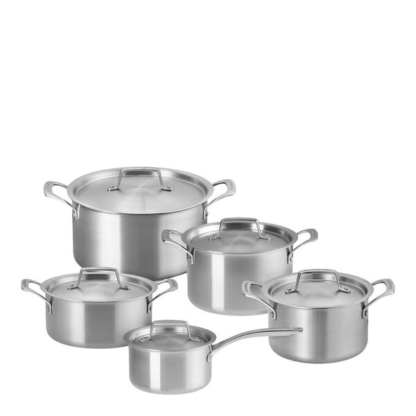 Essential 3-ply Stainless Steel grytesett 5 deler