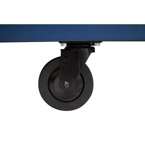 Établi mobile à 9 tiroirs de 142 cm (56 po) en bleu mat