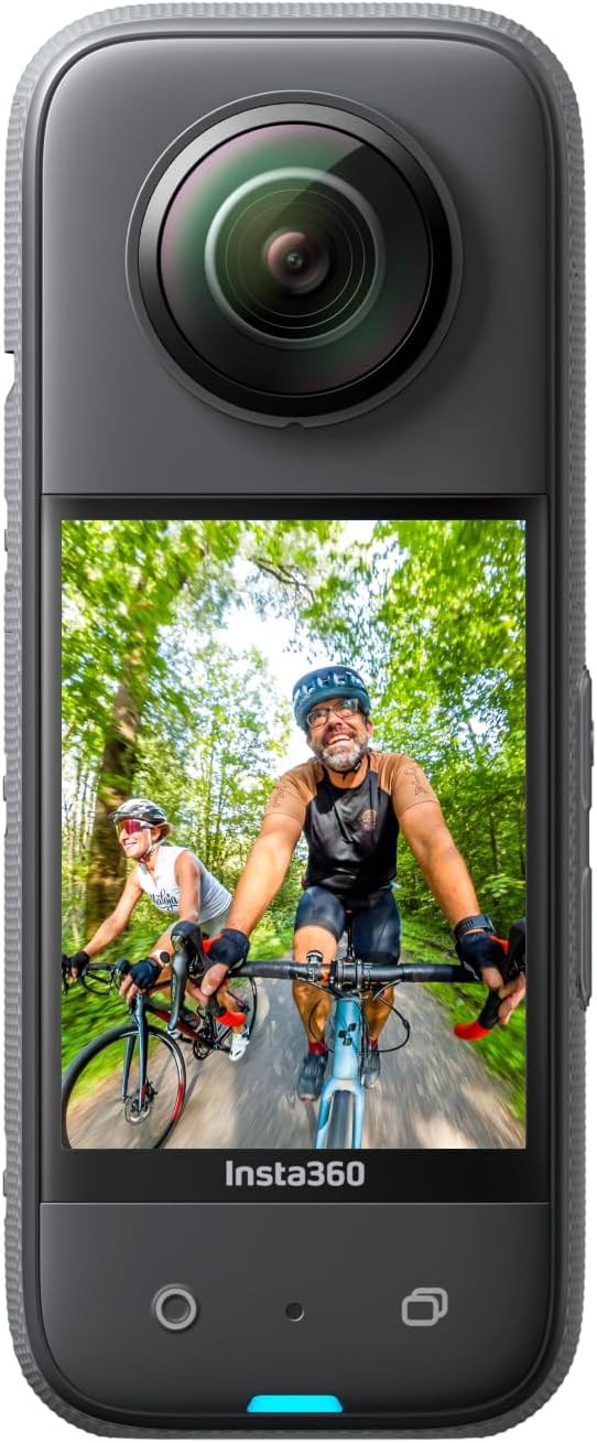 Insta360 X3-360 Action Camera with 5.7K 360 Active HDR Video  4K Single-Lens Camera  Waterproof  FlowState Stabilization  2.29