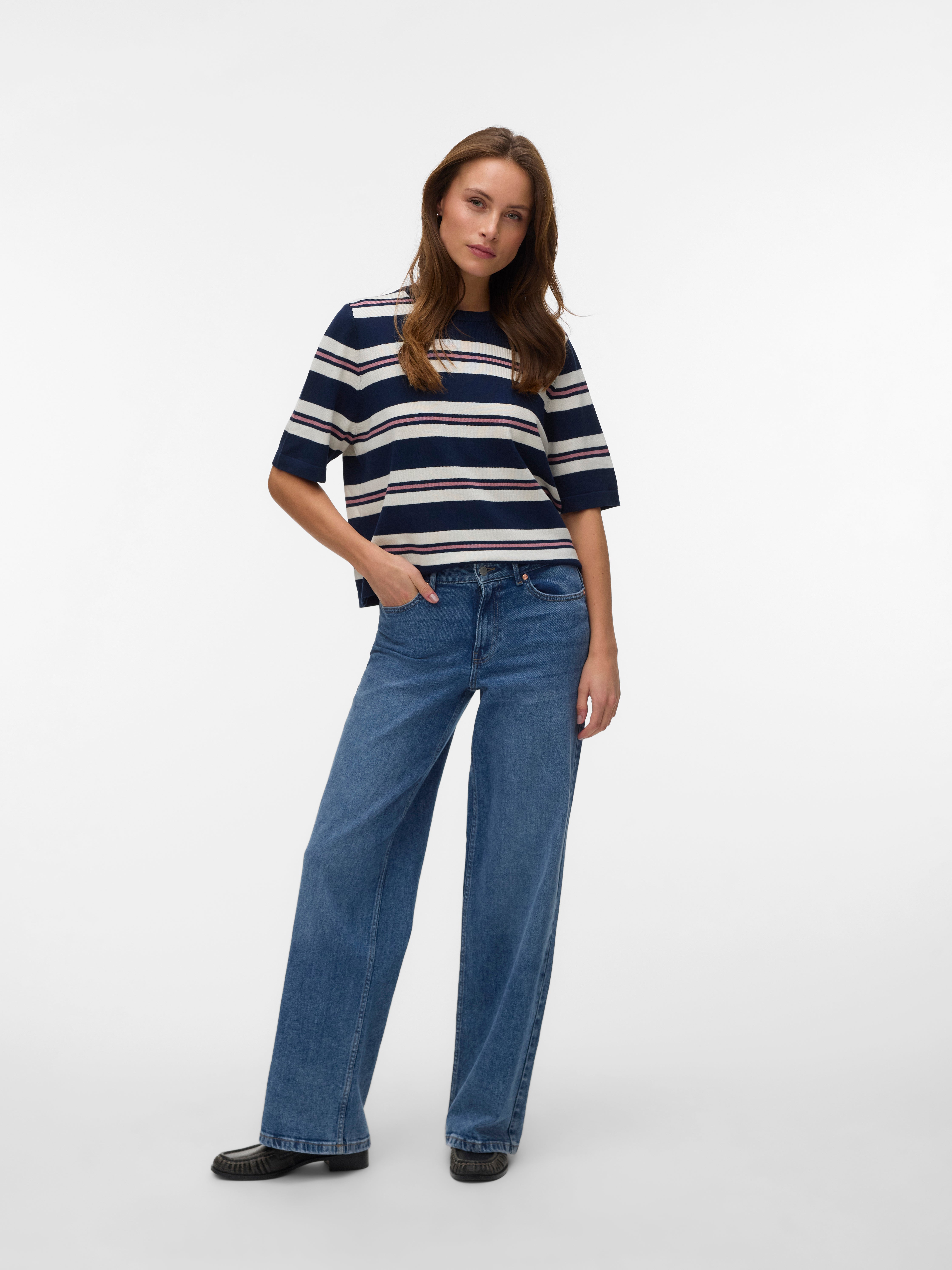 VERO MODA® VMSILJE Knitted pullover