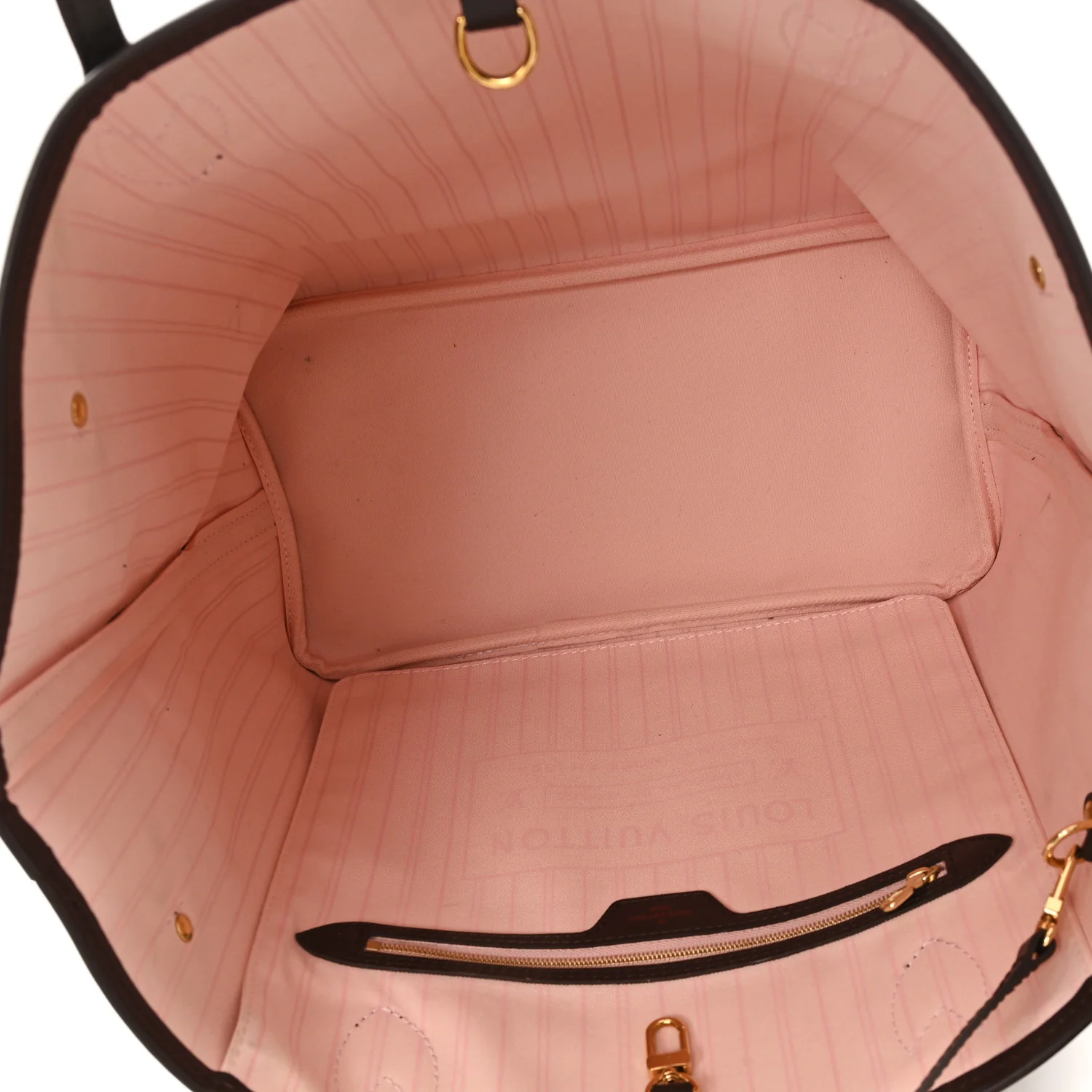 Damier Ebene Neo Neverfull MM Rose Ballerine