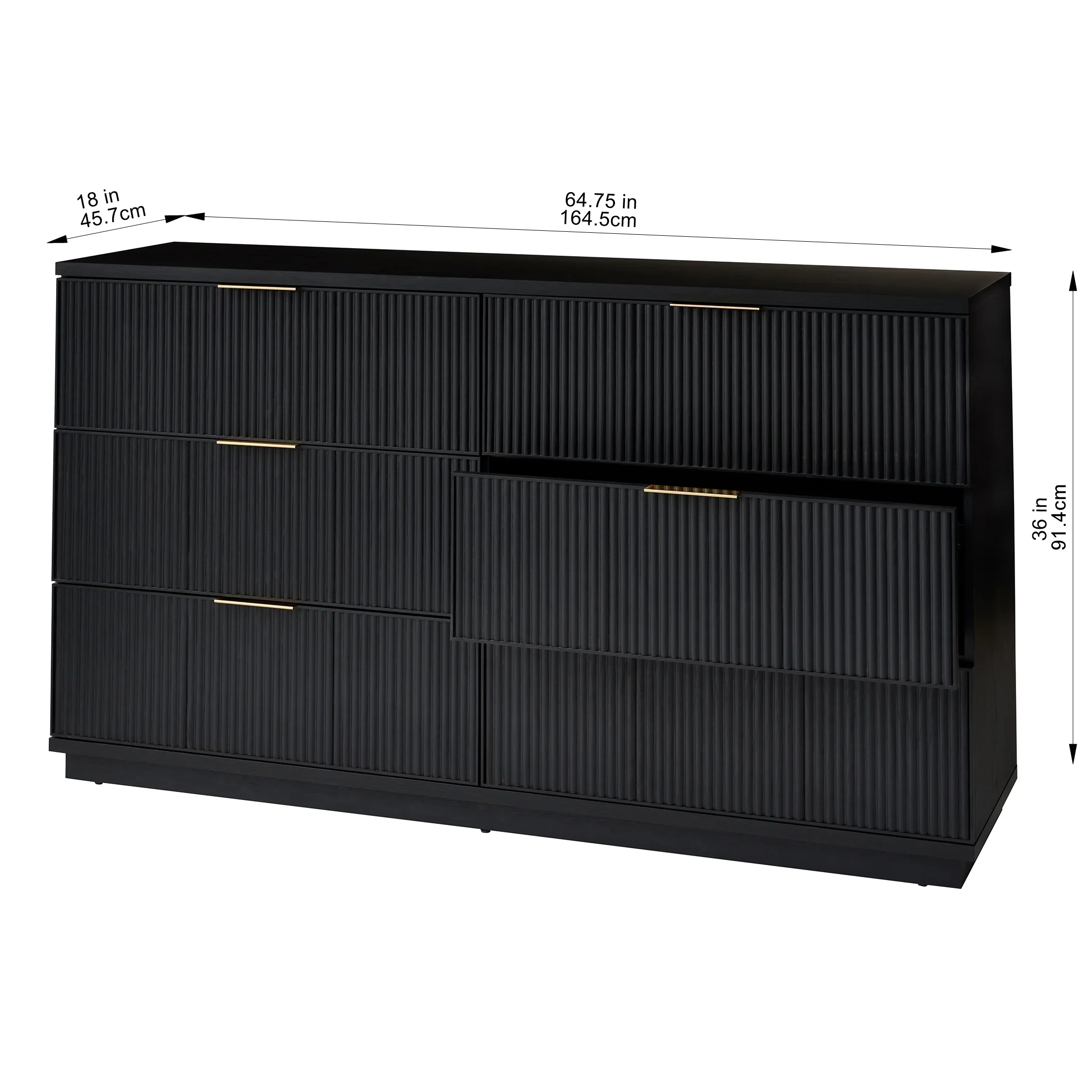 Better Homes and Gardens Lillian 6 Drawer Dresser, White