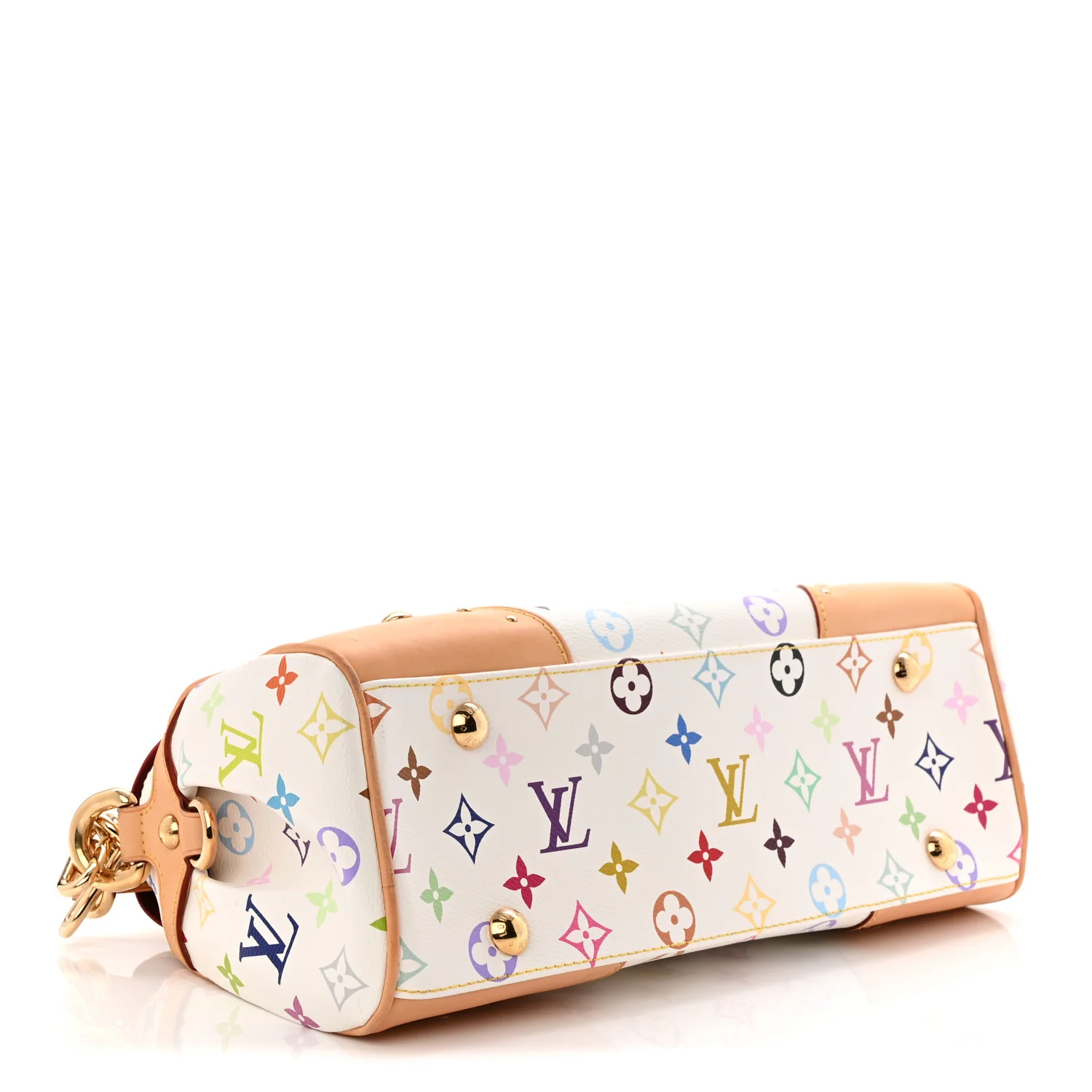 Monogram Multicolor Beverly MM White