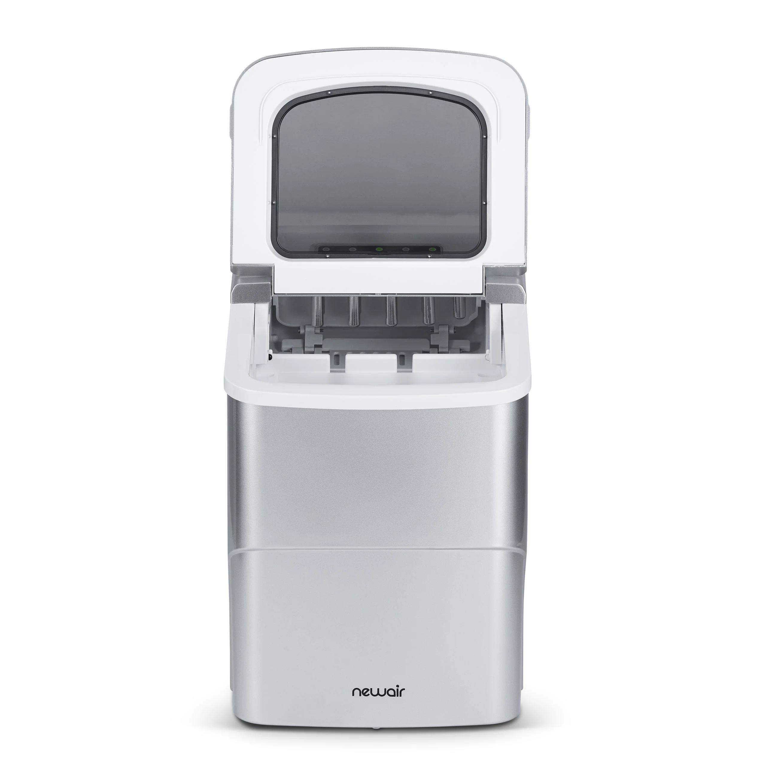 Newair Countertop Bullet Ice Maker in Matte Black or Metallic Silver, 26 lbs/Day