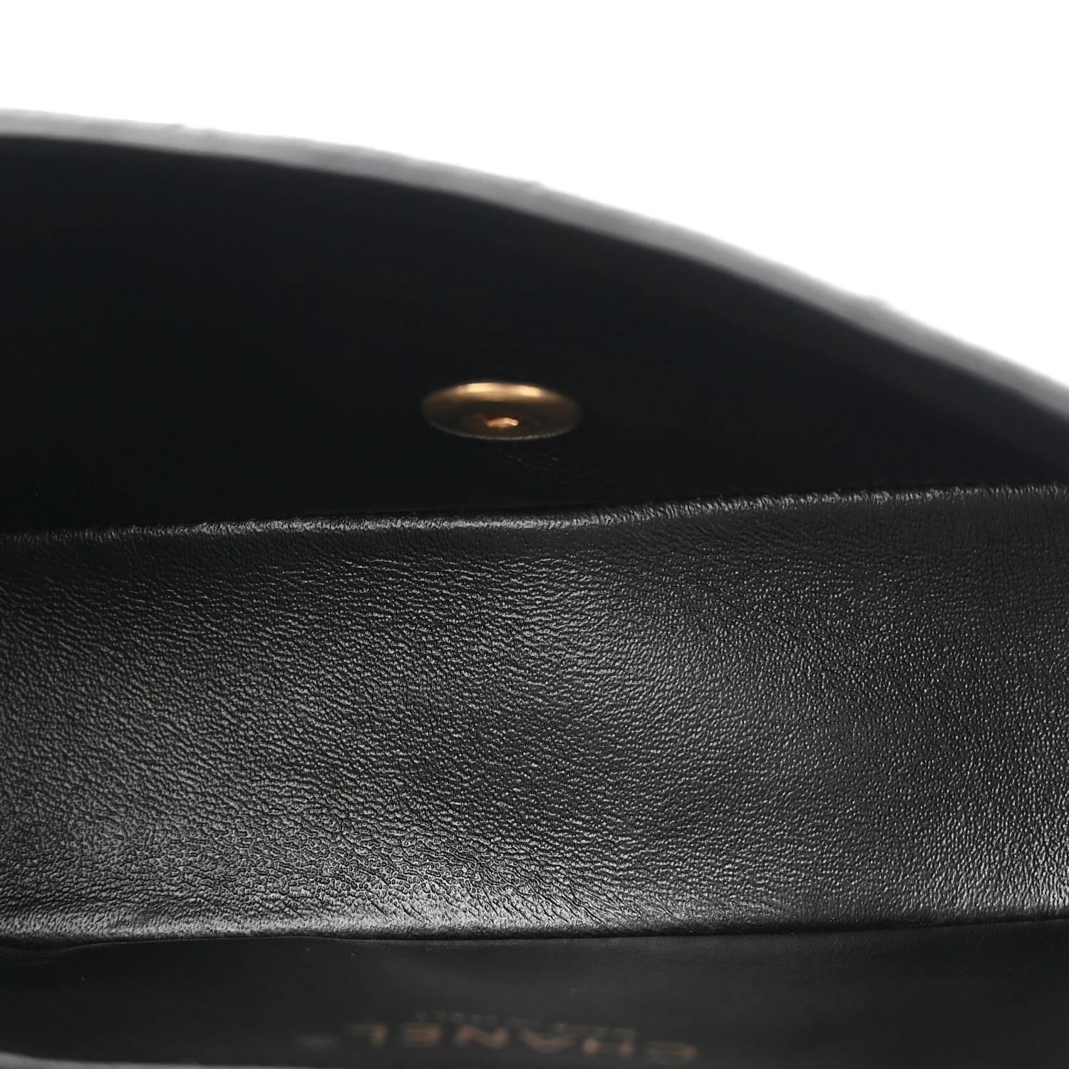 Metallic Caviar Quilted Mini Rectangular Flap Black
