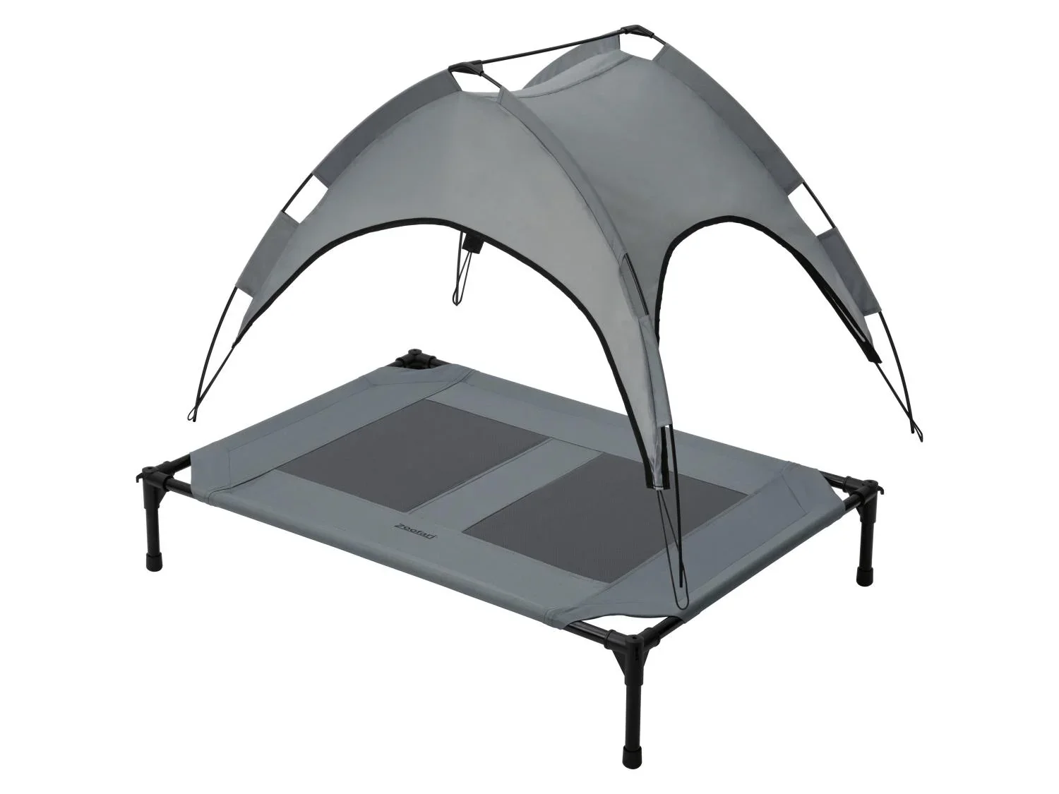 zoofari Lit de camp avec pare-soleil ou Panier pliant pour chien