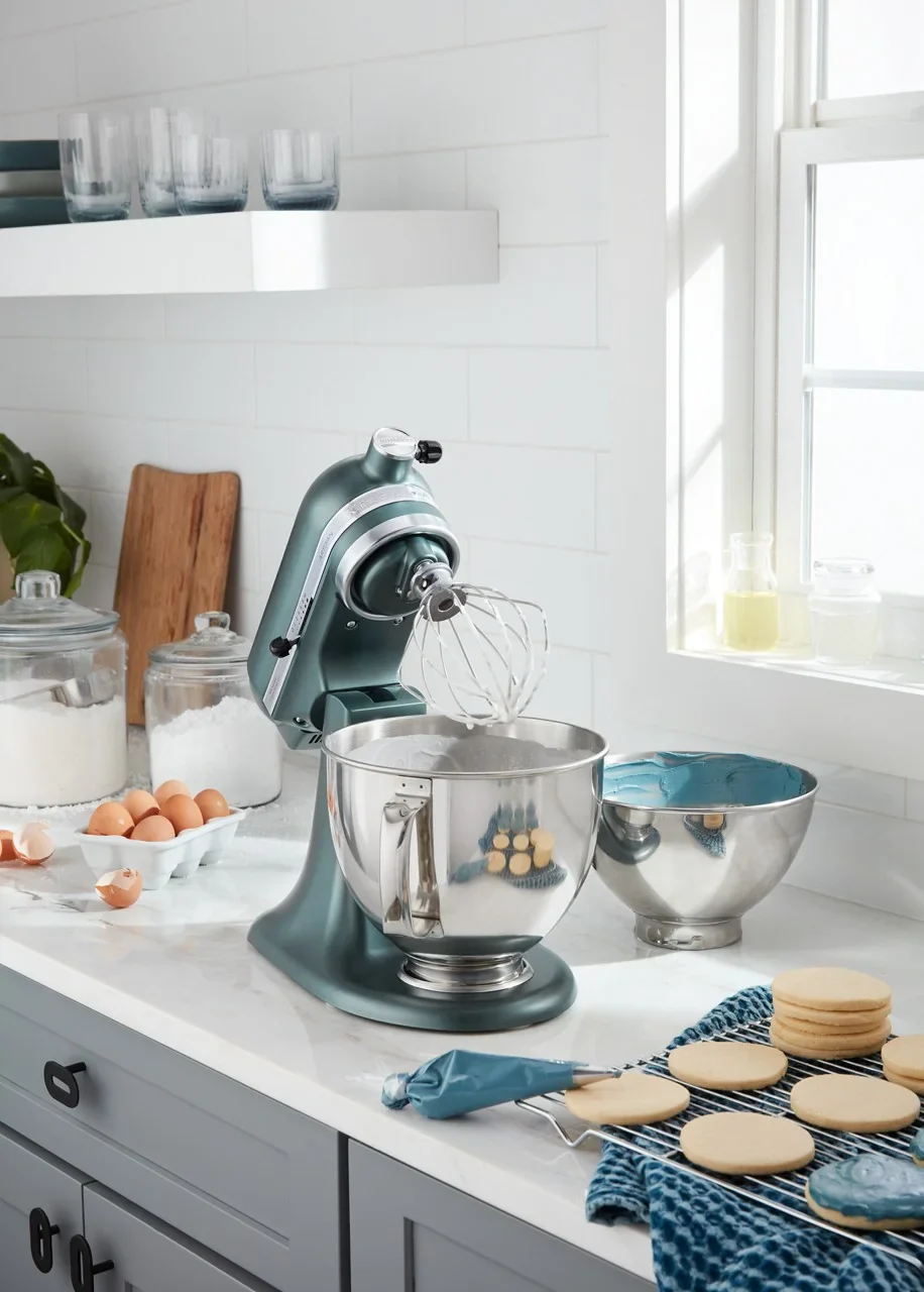 KitchenAid Artisan Series 5-Quart Tilt-Head Stand Mixer, Wildflower, KSM156CXWF