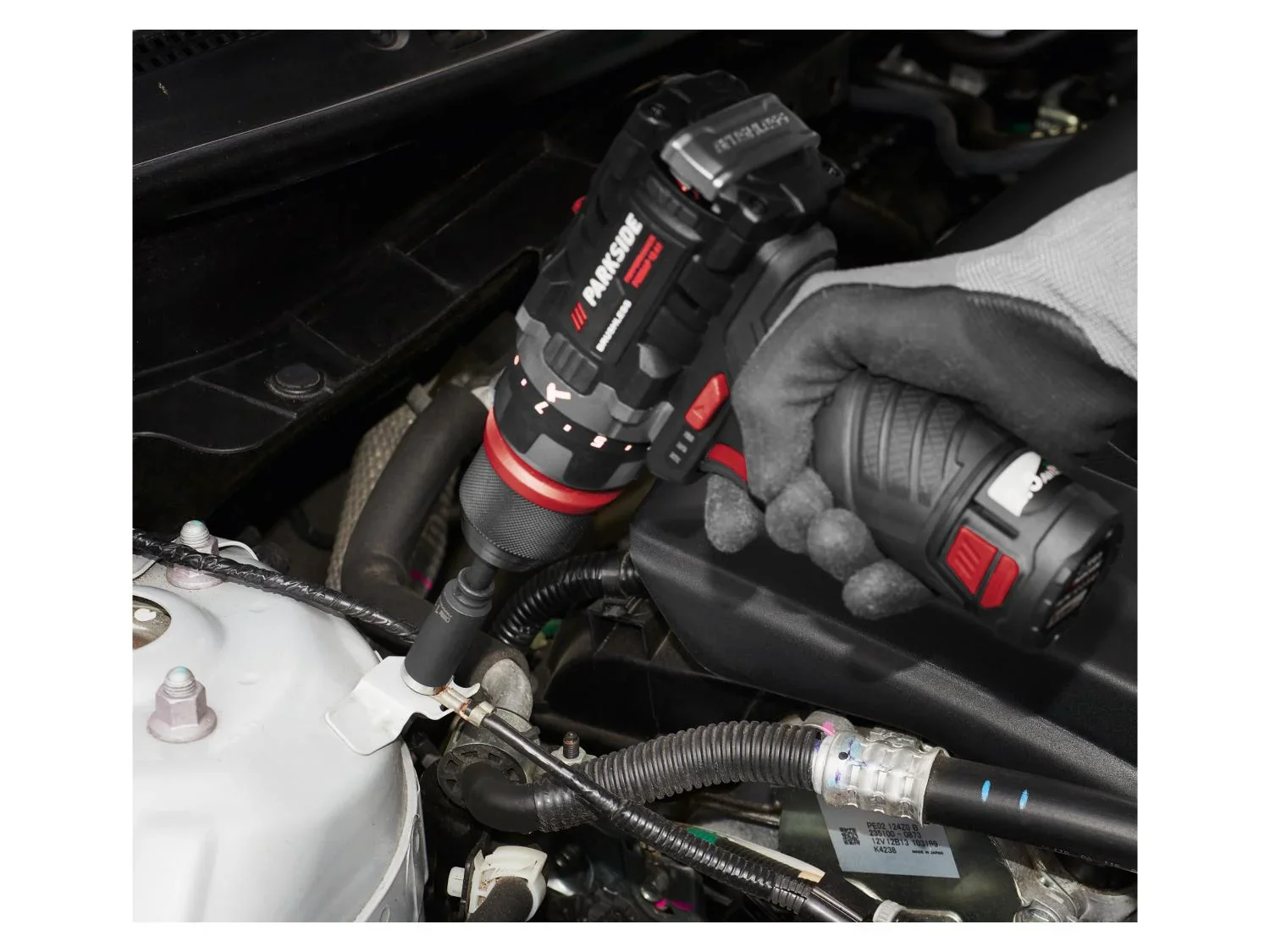 PARKSIDE PERFORMANCE Set de douilles et embouts pour cl  choc PSS 21 A1
