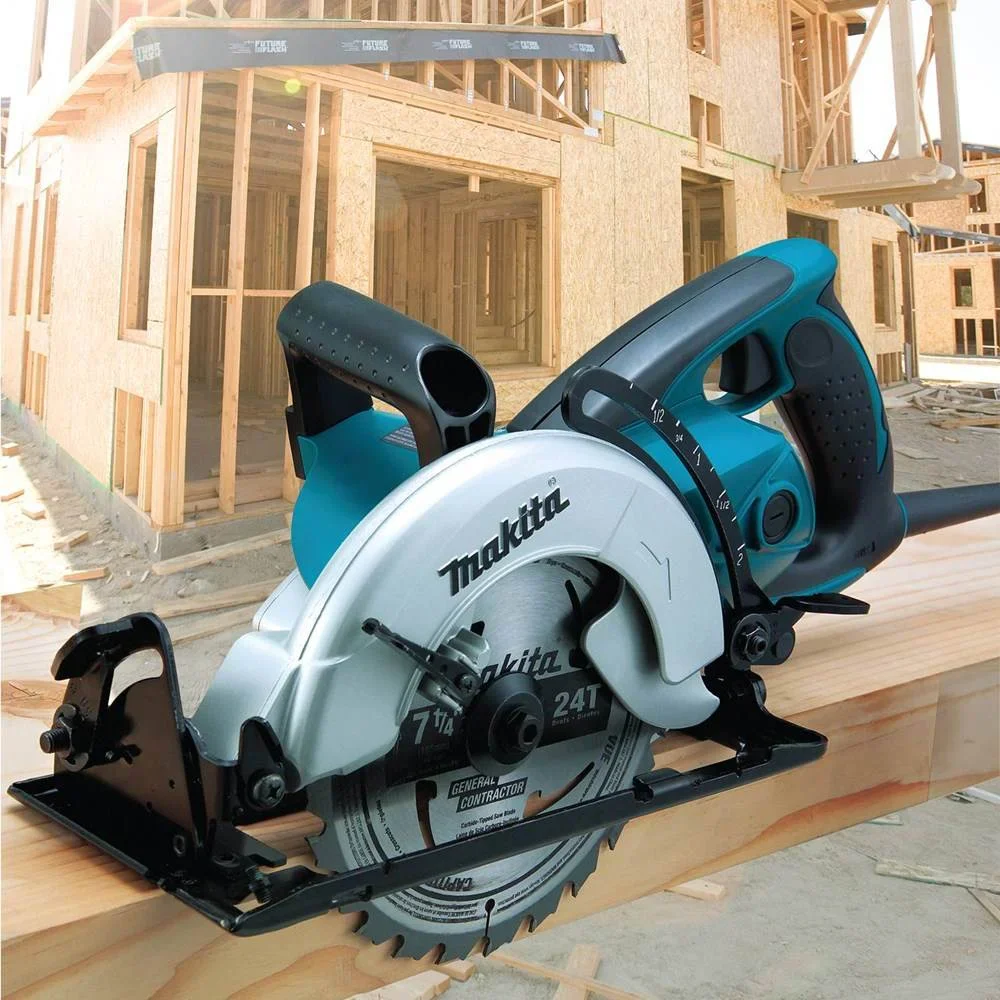 Makita Tools 5477NB Builders 15 Amp Electric 7-1/4 Hypoid Circular Saw w/Blade