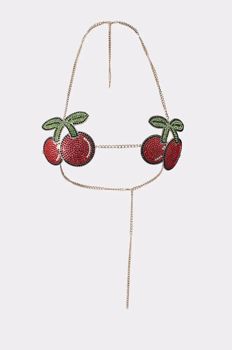 POP IT CHERRY BODY CHAIN - Akira Store