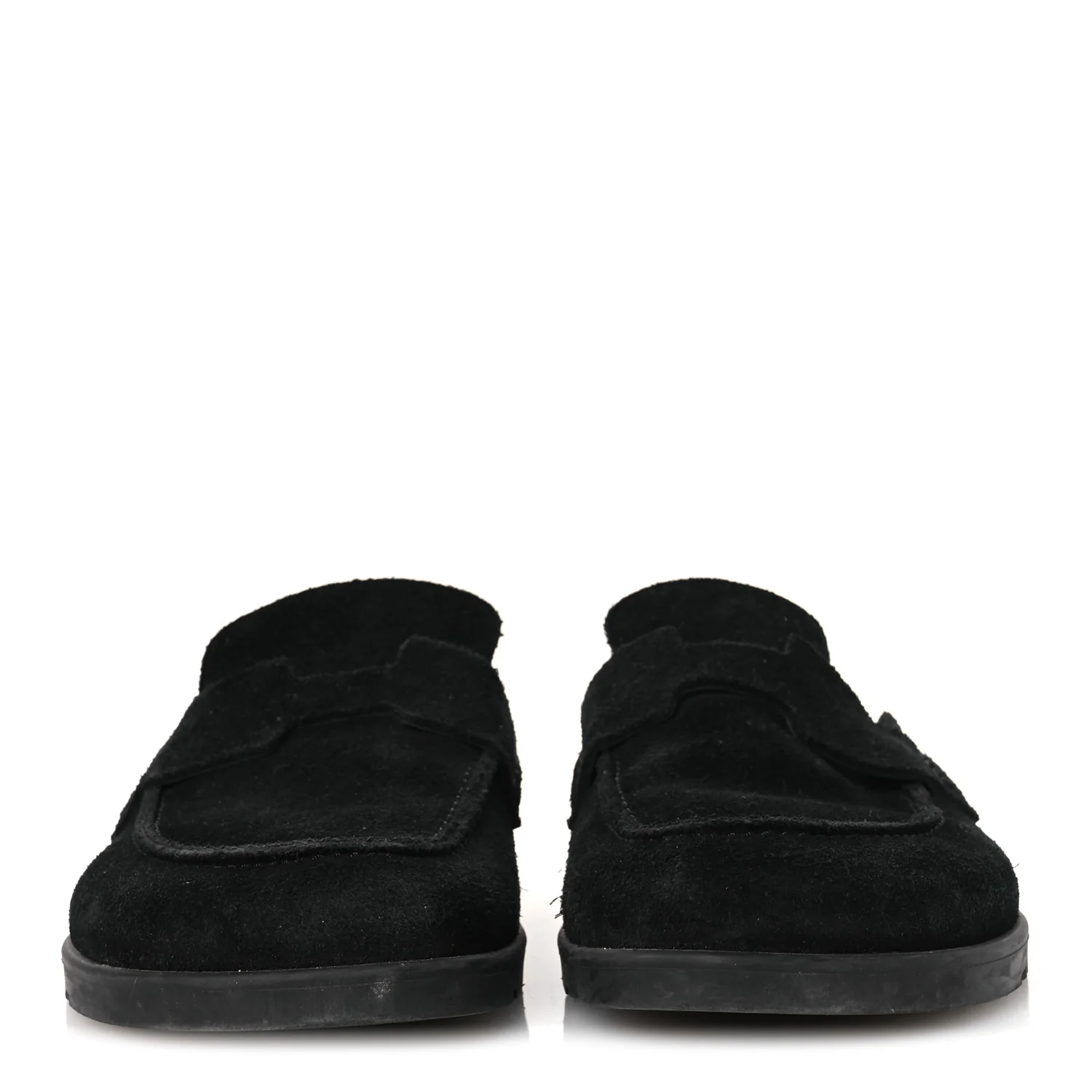 Suede Calfskin Go Mules 37 Black