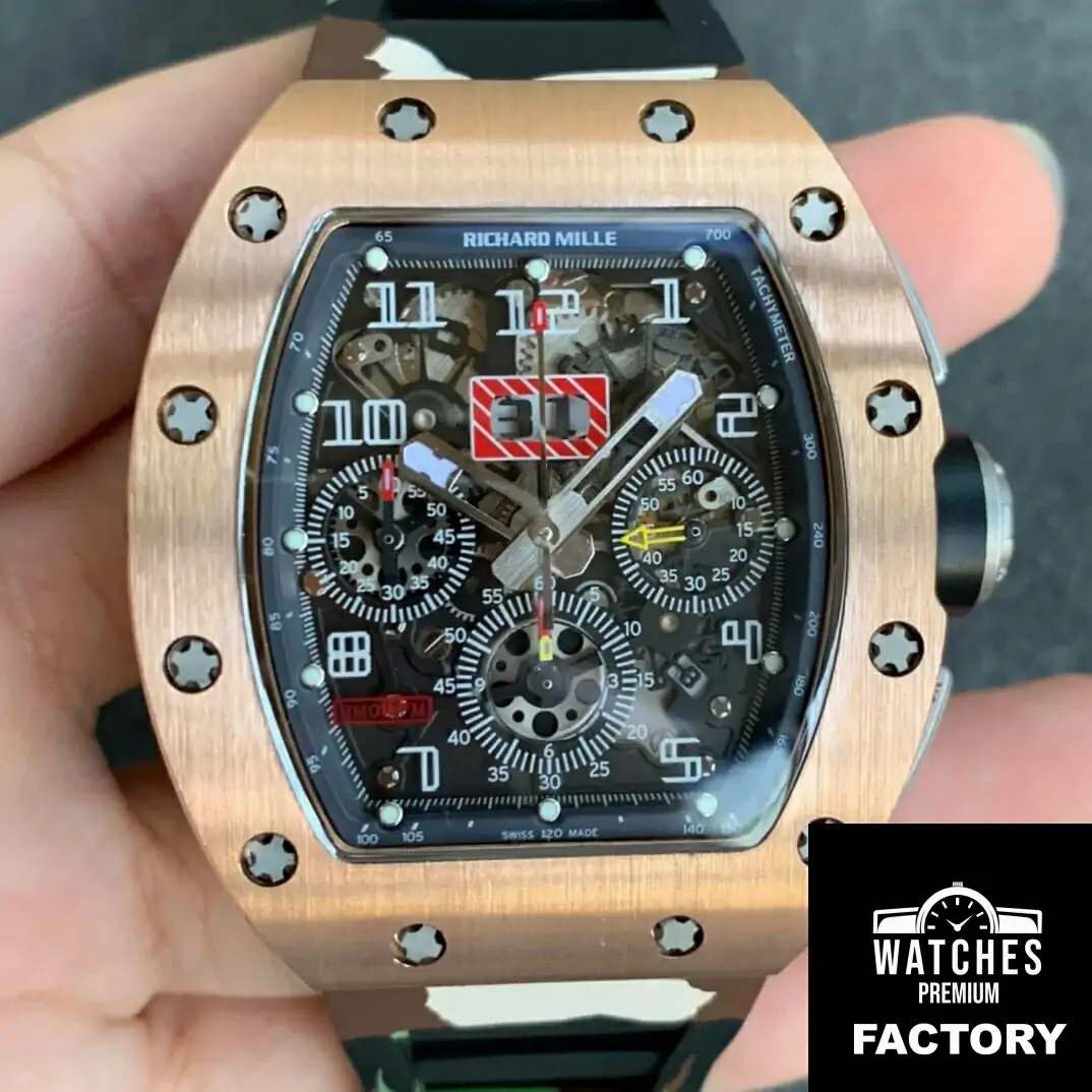 Richard Mille RM11 KV Factory Rubber Strap