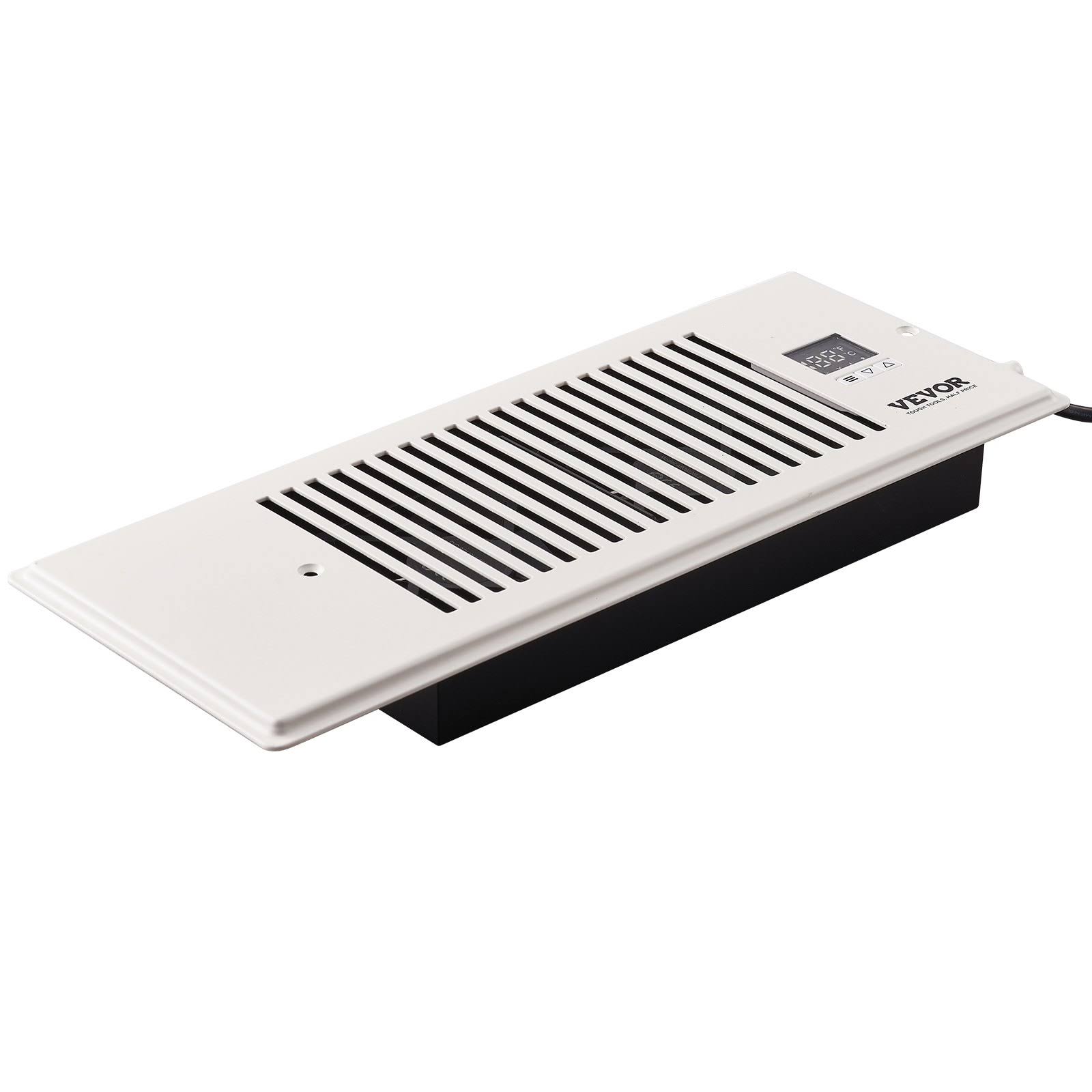VEVOR Register Booster Fan, Quiet Vent Booster Fan Fits 4�� x 12�� Register Holes, with Remote Control and Thermostat Control, Ad