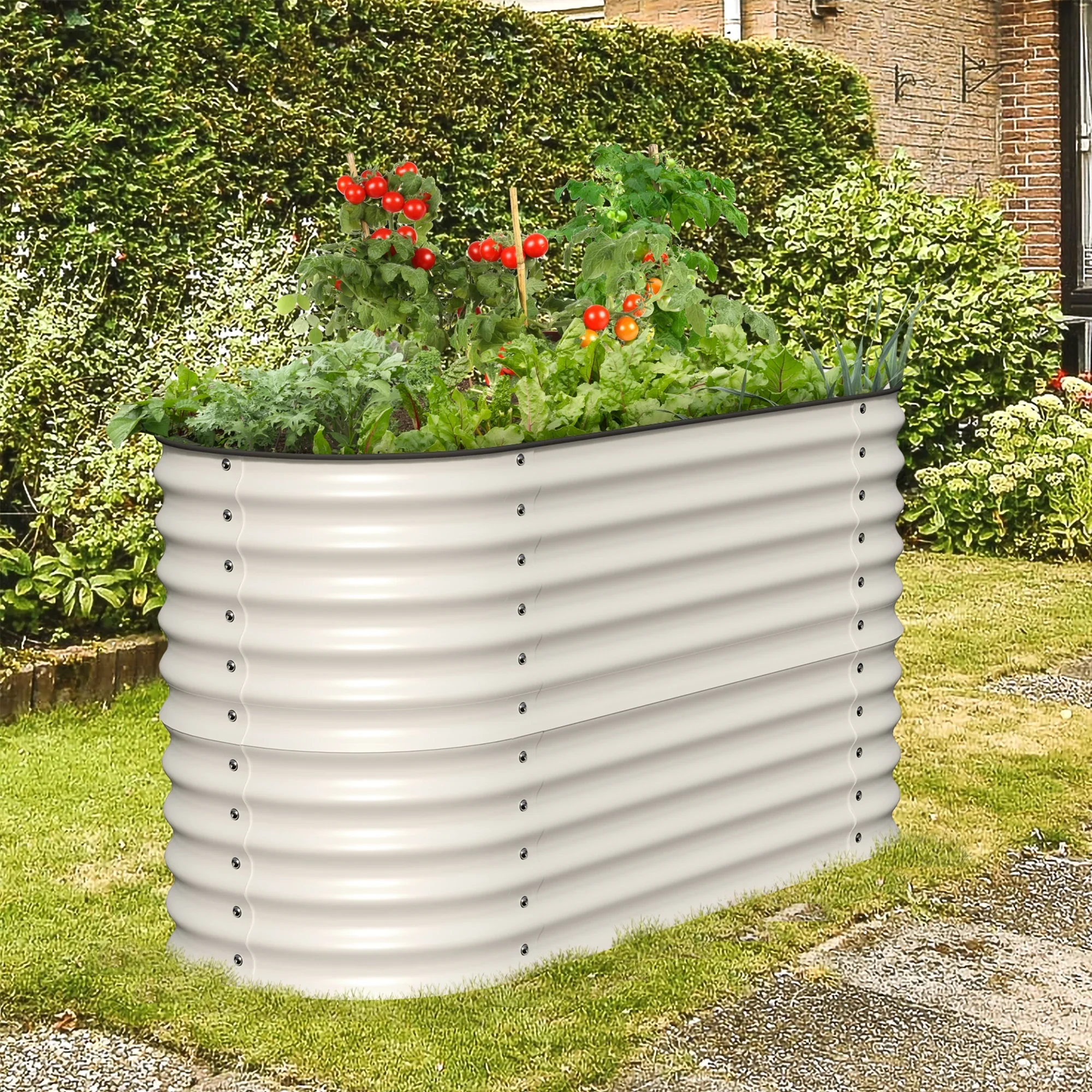 Olle 4-Style Modular Galvanized Raised Garden Beds [Build 1 of 4 Configurations]