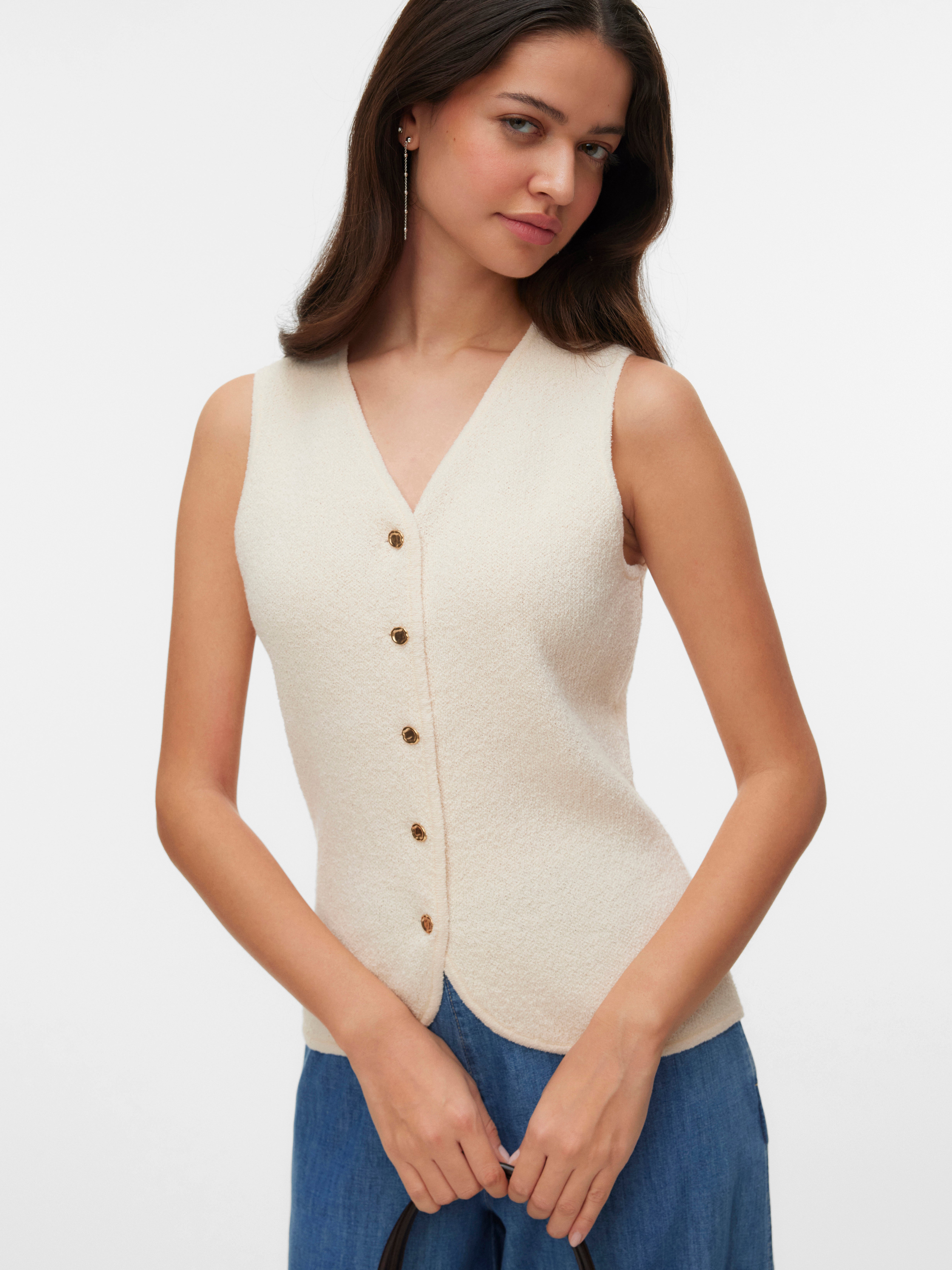 VERO MODA® VMSILVIA Knit Waistcoat
