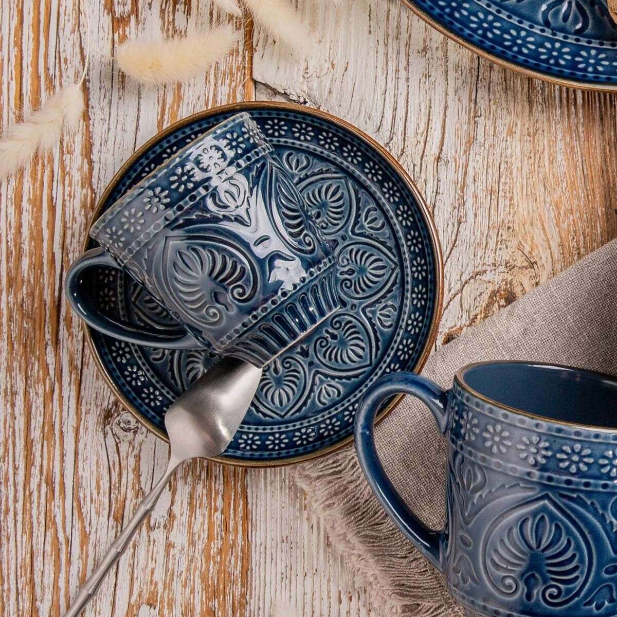 Talerz INDIE mały granatowy 15 cm