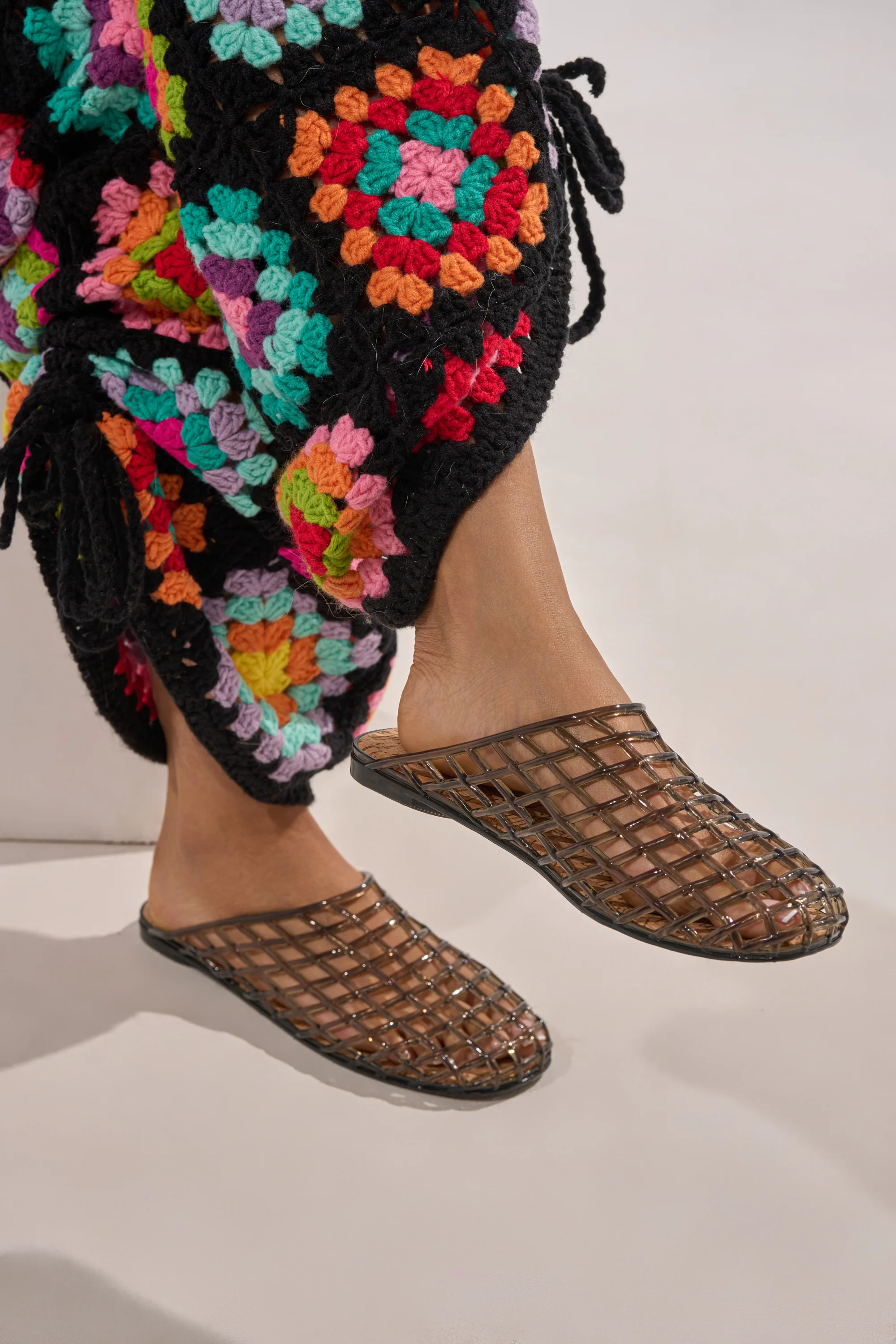AKIRA FAIROZE BLACK JELLY MULE - Akira Store
