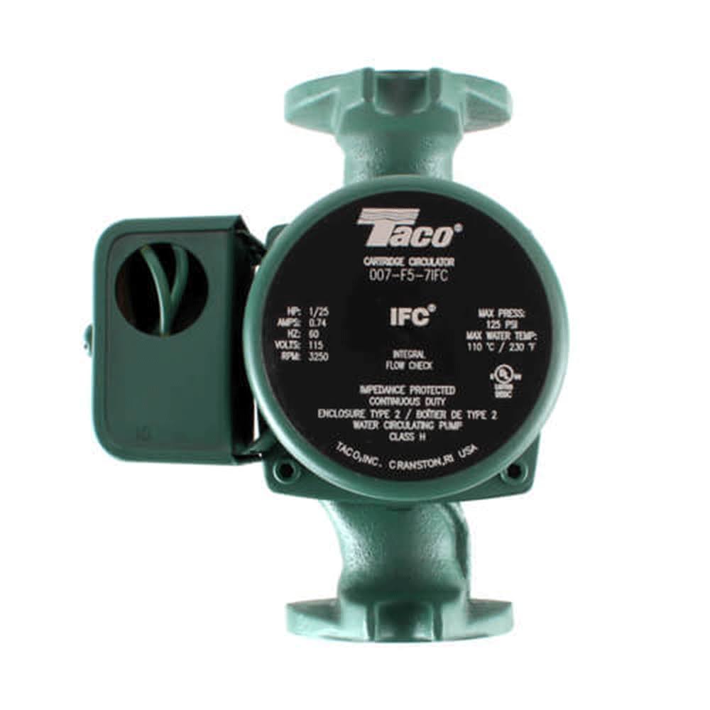 Taco 007-F5-7IFC Cast Iron 1/25 HP Circulator Pump-Instock