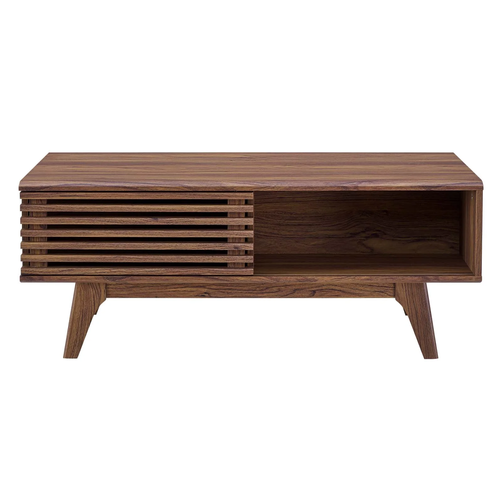 Coffee Table, Wood, Brown Walnut, Modern Contemporary Urban Design, Living Lounge Room Hotel Lobby Hospitality - Image 6