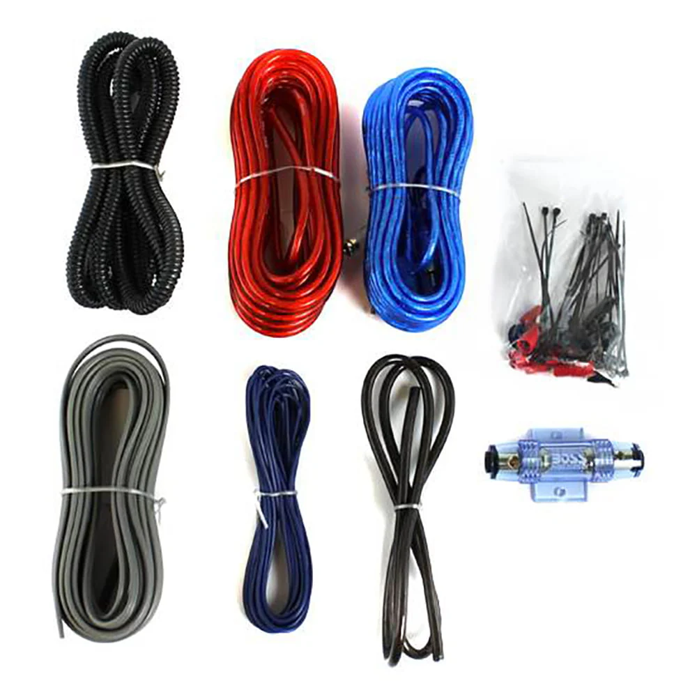 12 Inch Dual Car Subwoofer Audio, Sub Box, Amplifier Bundle w/ Wiring Kit - Image 10