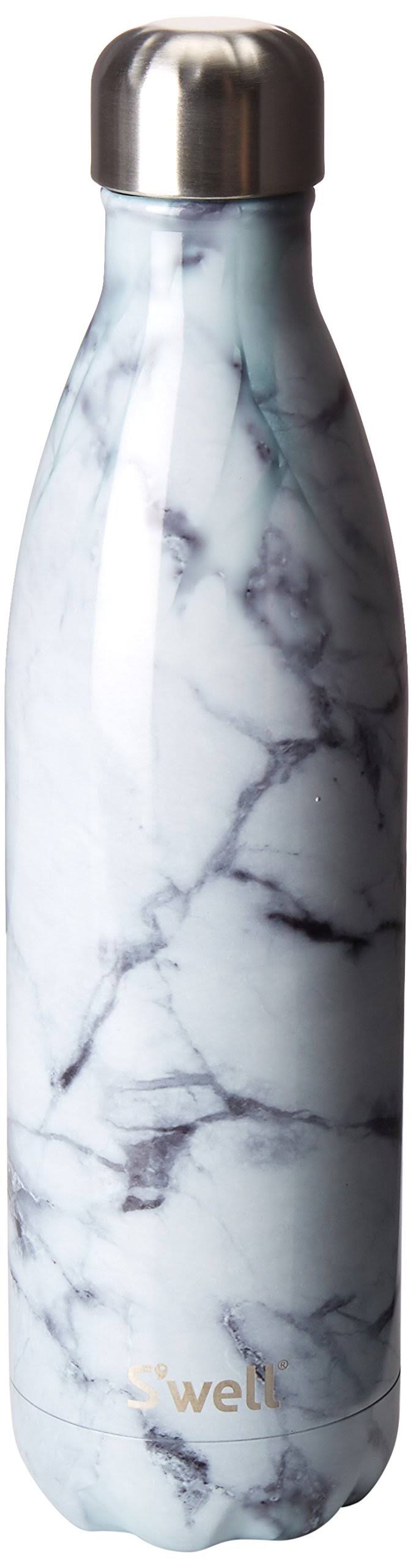 S'well 25oz Stainless Steel Water Bottle White Marble